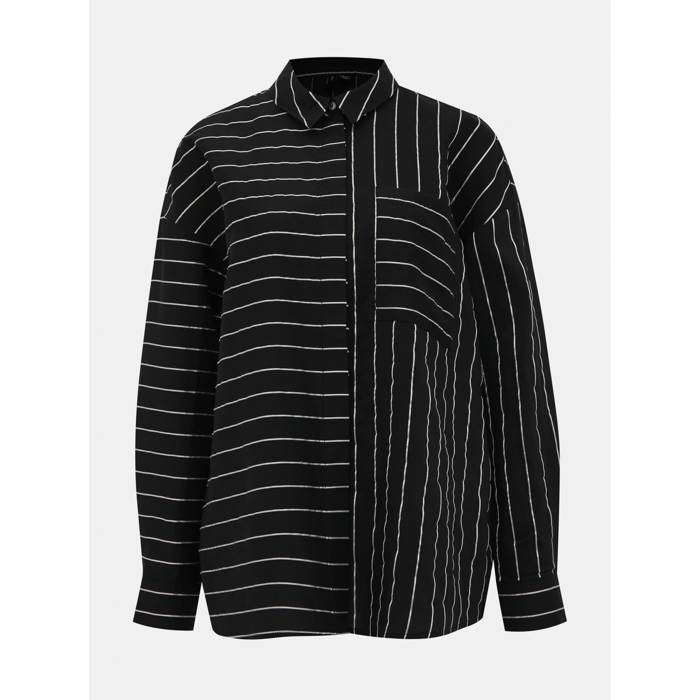 Black striped shirt VERO MODA Hannnah