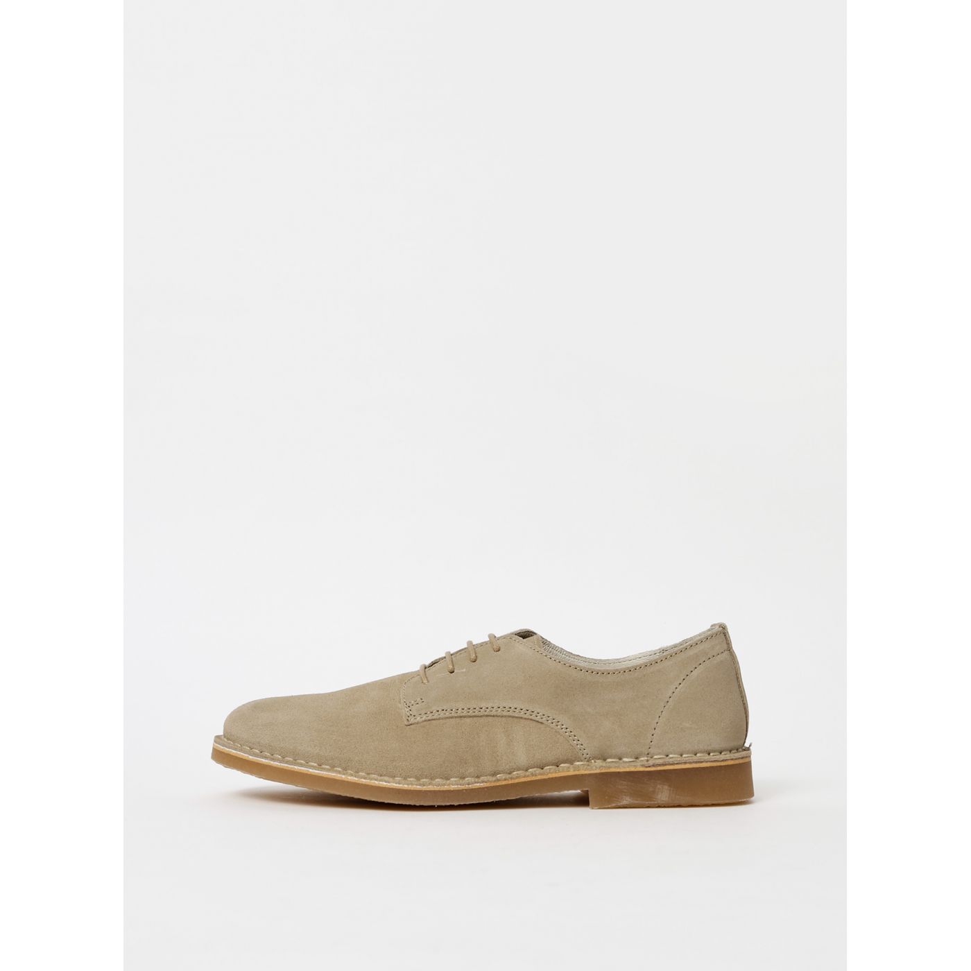Beige Men's Suede Shoes Selected Homme Royce