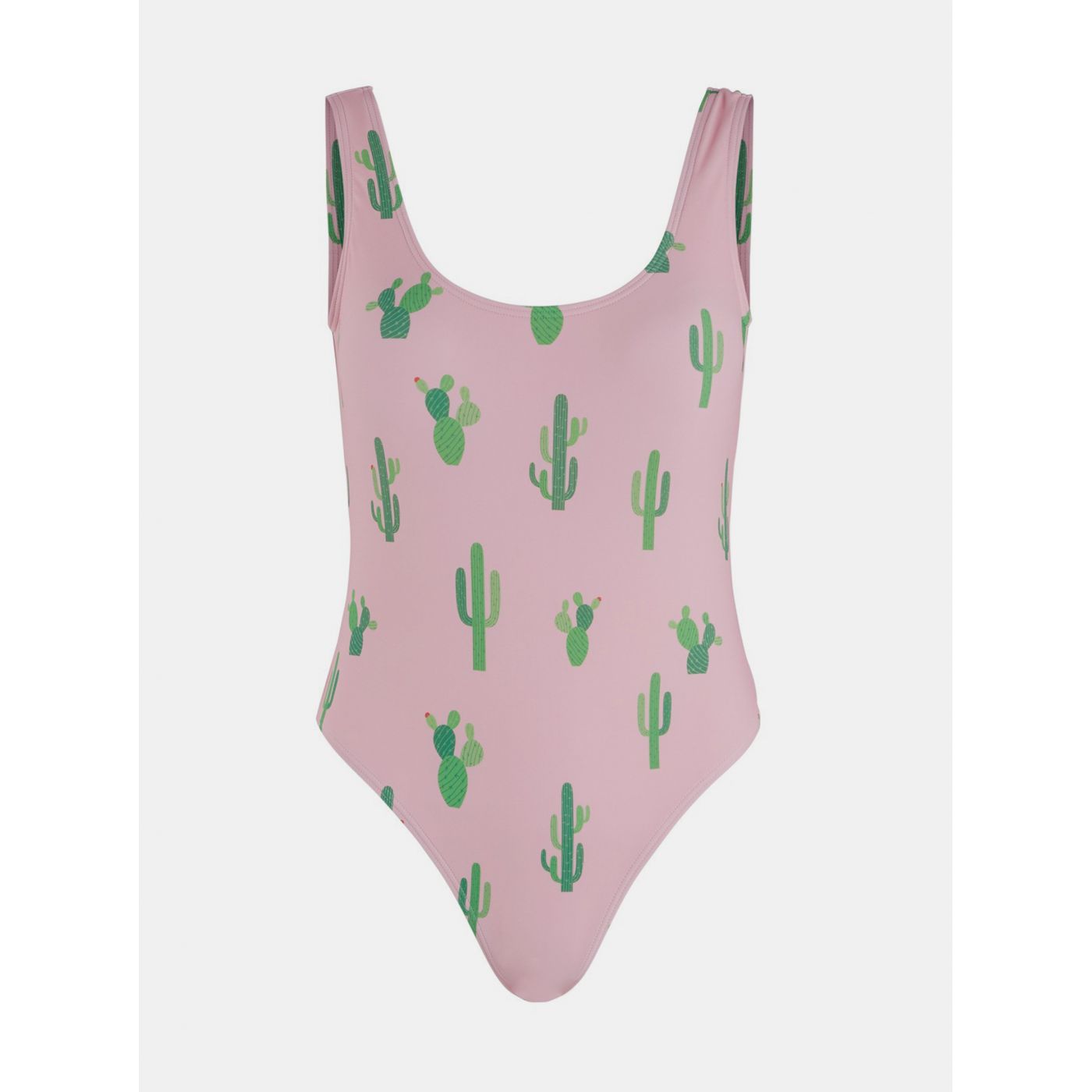 Pink Patterned One-Piece Swimsuit Pieces Nabi