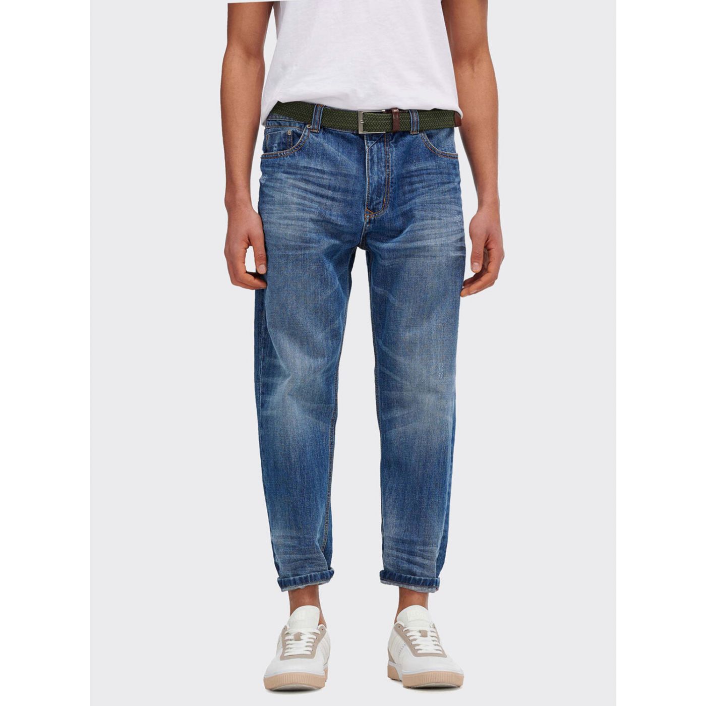 Blue Men's Regular Fit Jeans Alcott