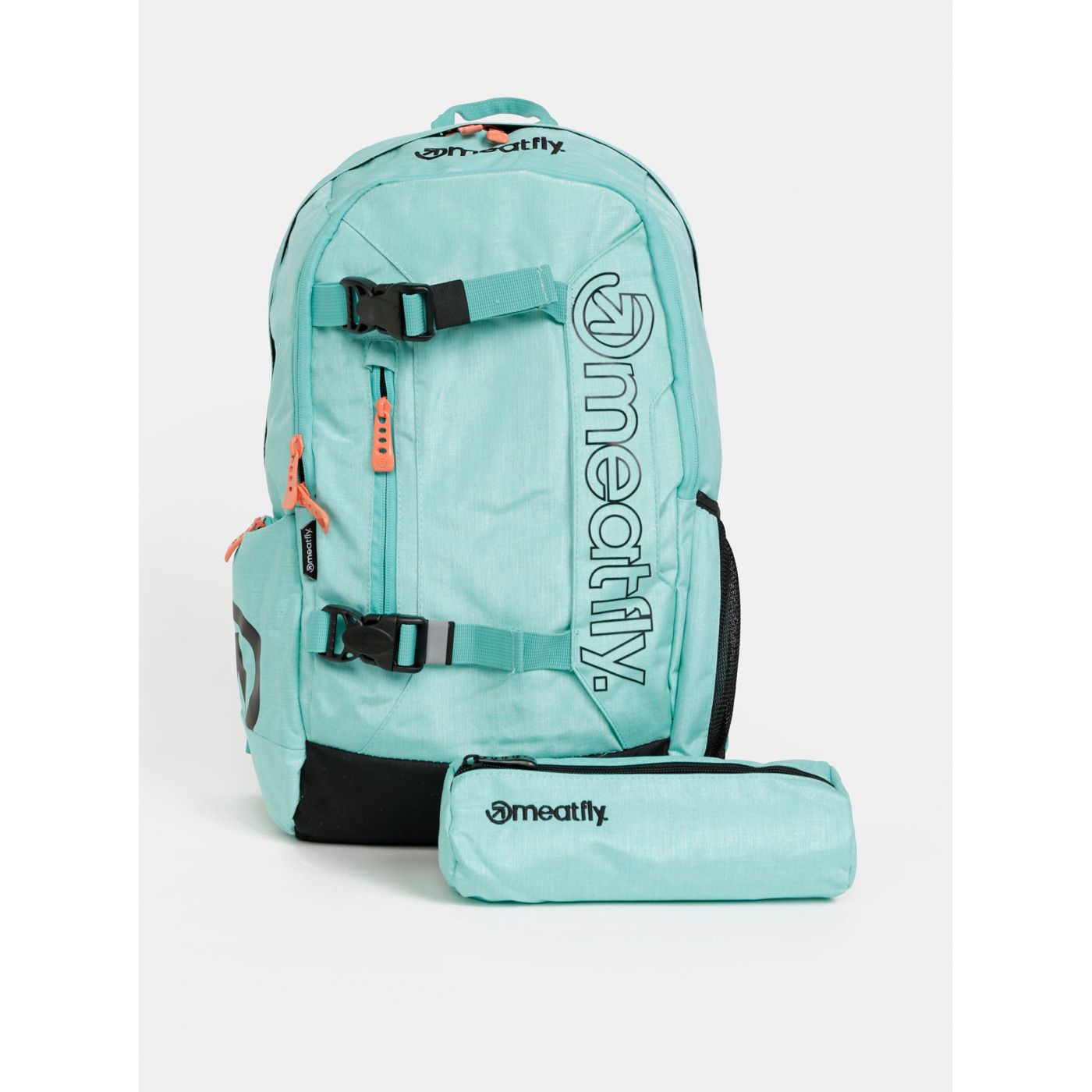 Light blue backpack with 2-in-1 Meatfly 20 l
