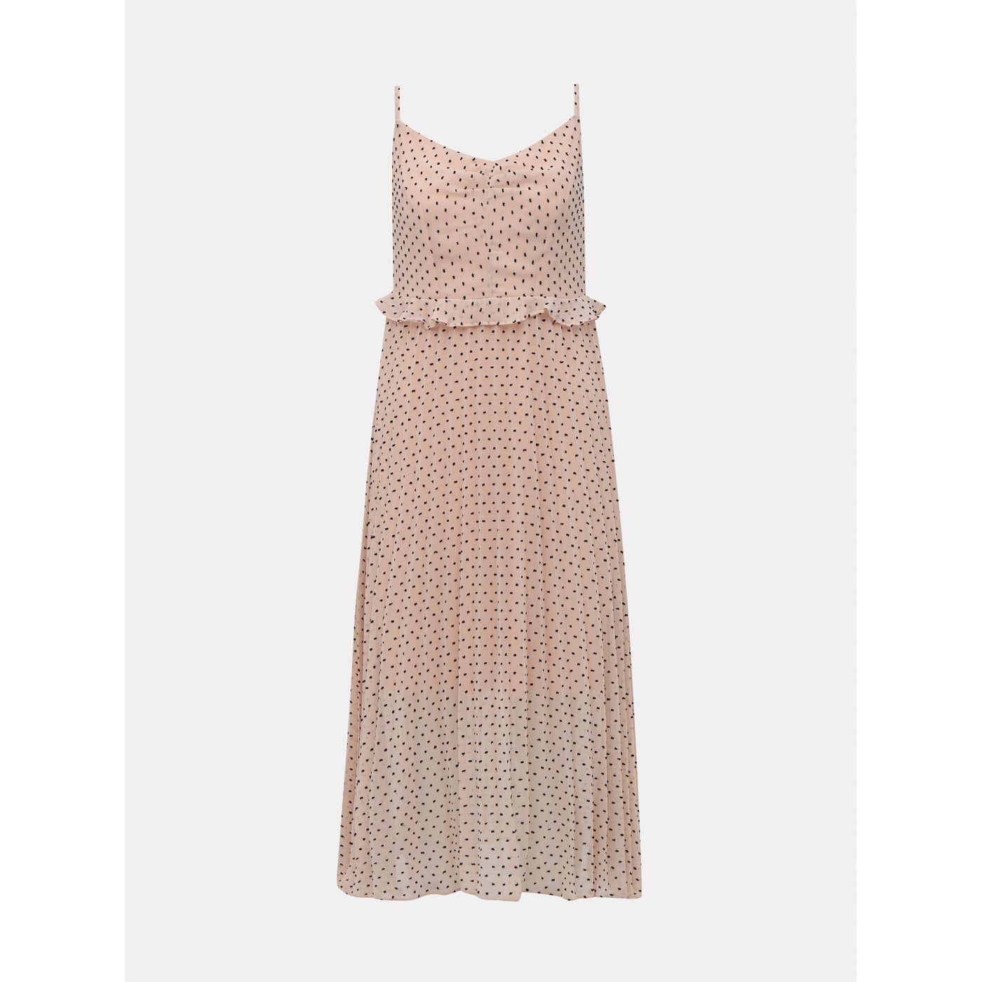 Light pink dotted mididishes Dorothy Perkins