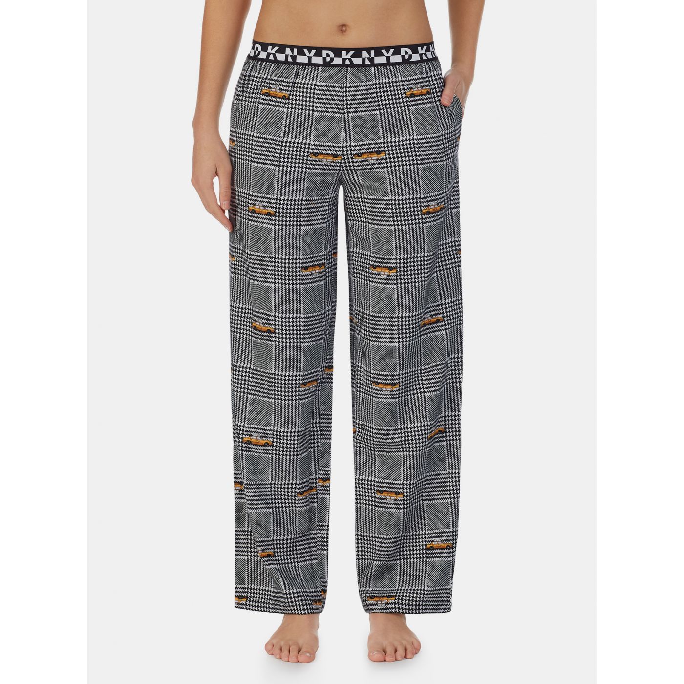 Grey patterned Pyjama Pants DKNY