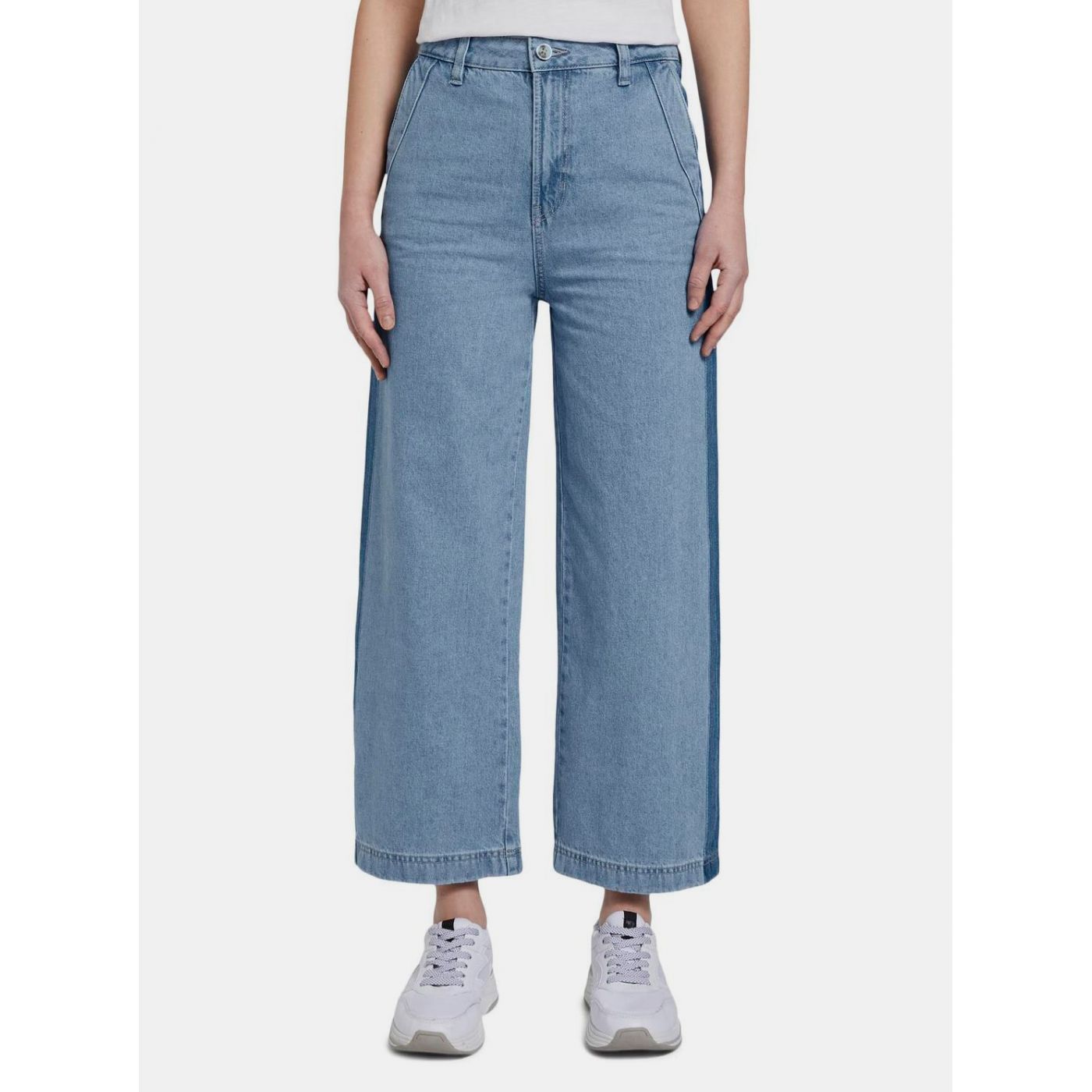 Light Blue Women's Denim Culottes Tom Tailor Denim