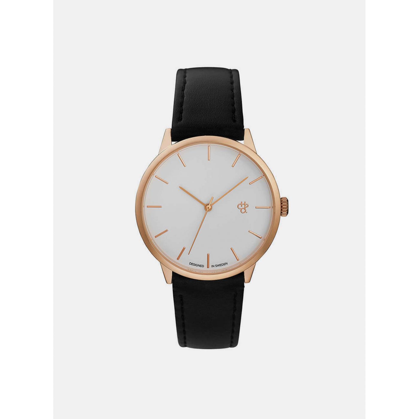 Watch with black belt in vegan leather CHPO Khorshid Mini