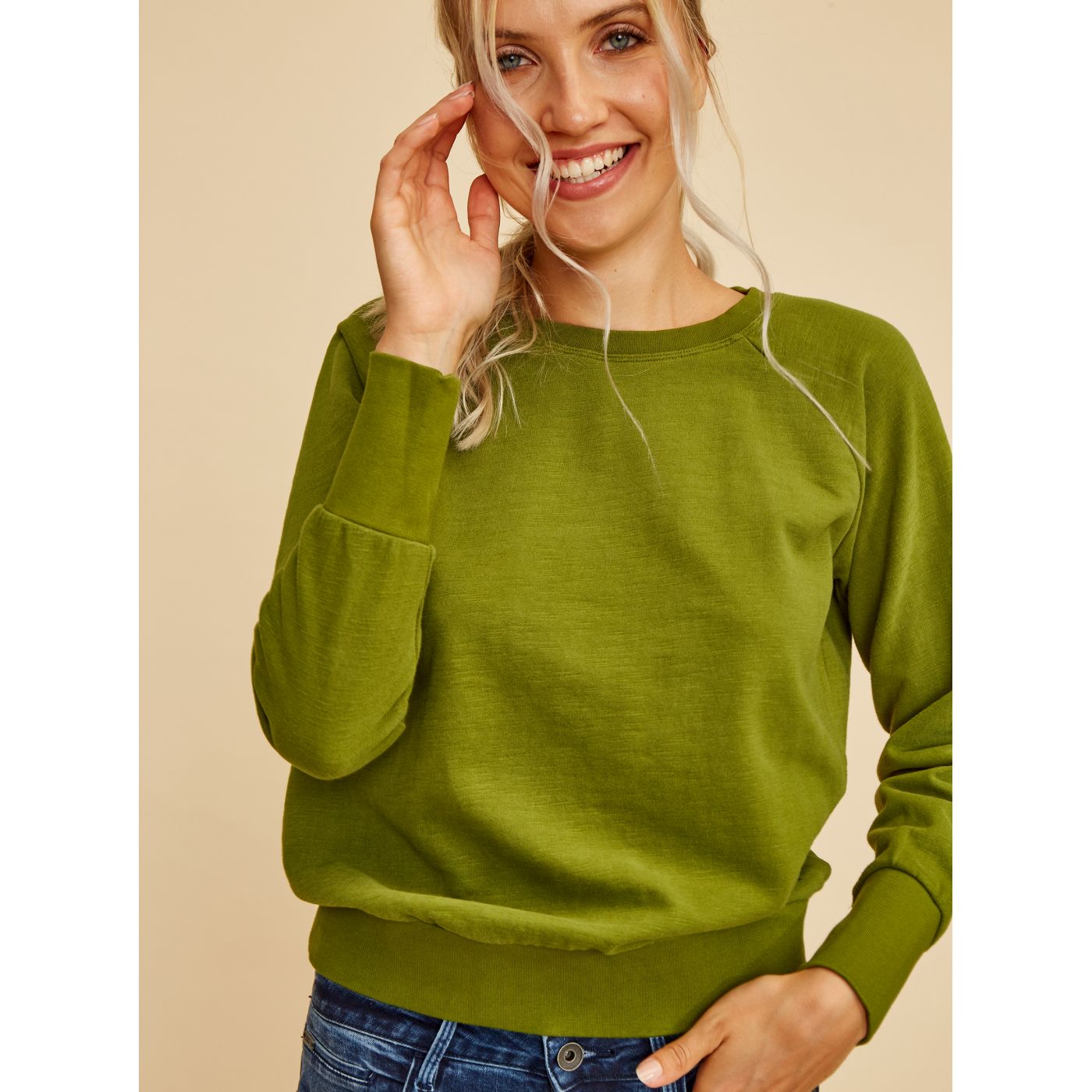 Green Women's Basic Sweatshirt ZOOT Baseline Penelope