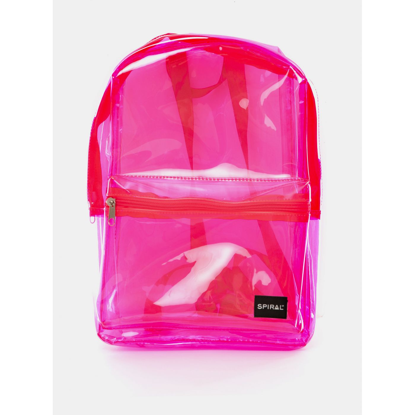 Spiral Pink Transparent Backpack