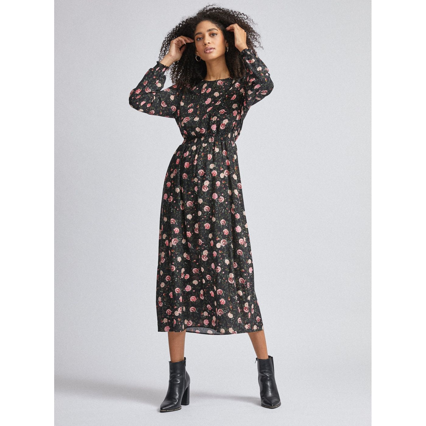 Dorothy Perkins Black Floral Maxi dress