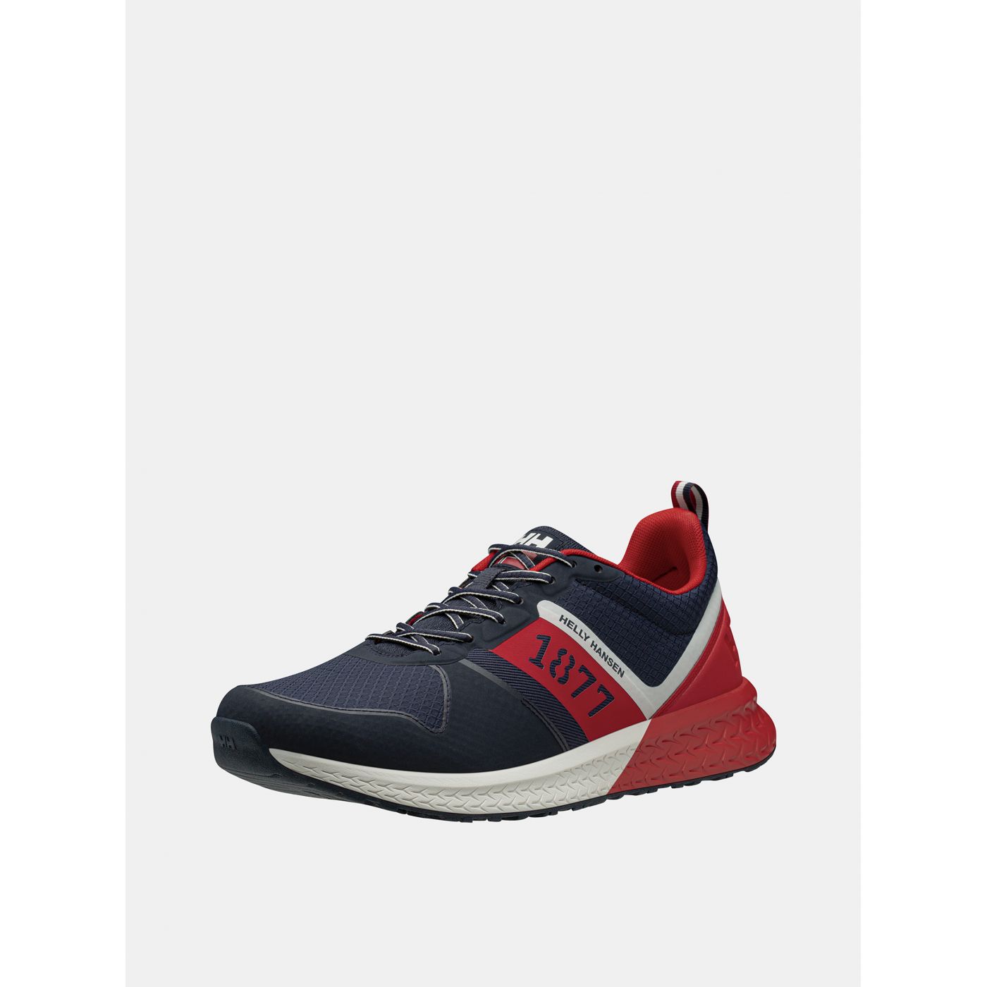 Red and blue men's suede sneakers HELLY HANSEN