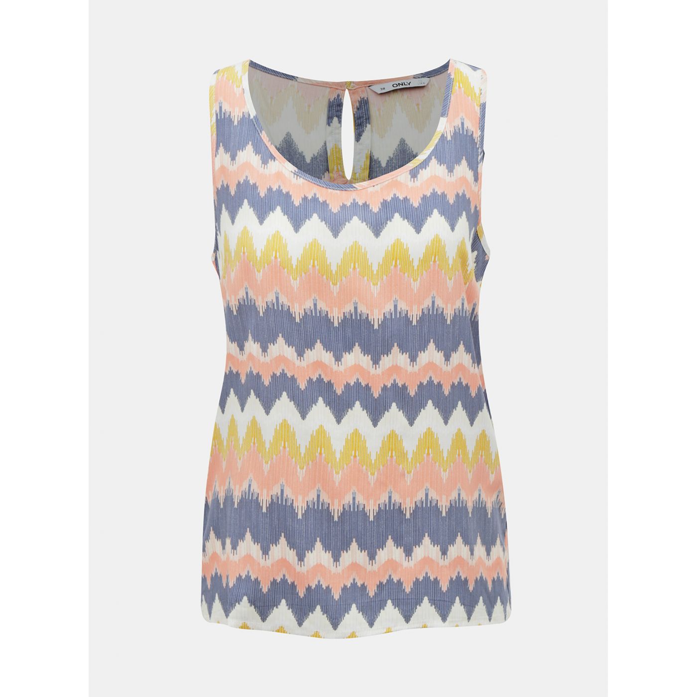 Yellow-blue patterned tank top ONLY Nova
