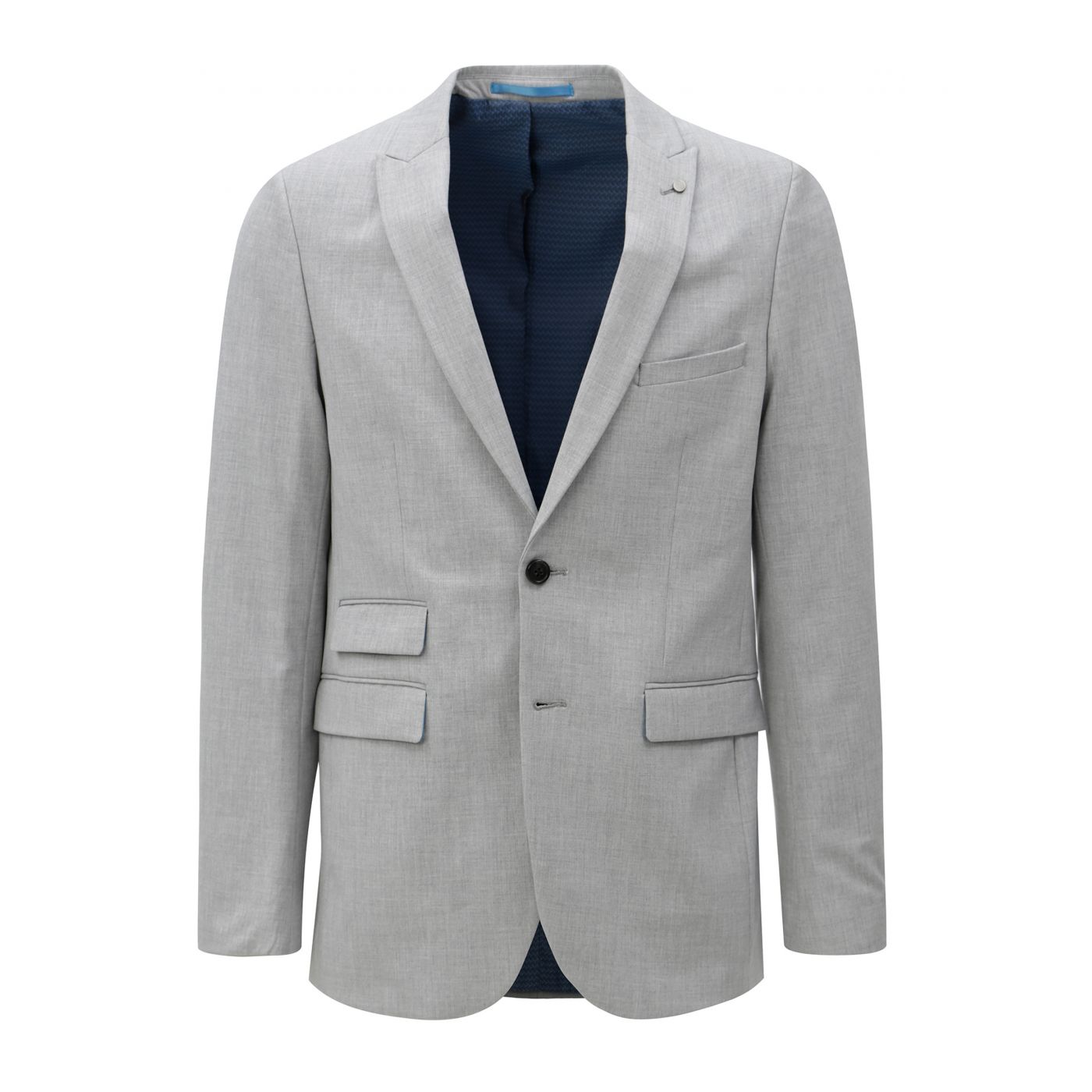 Burton Menswear London Light Grey Suit Jacket