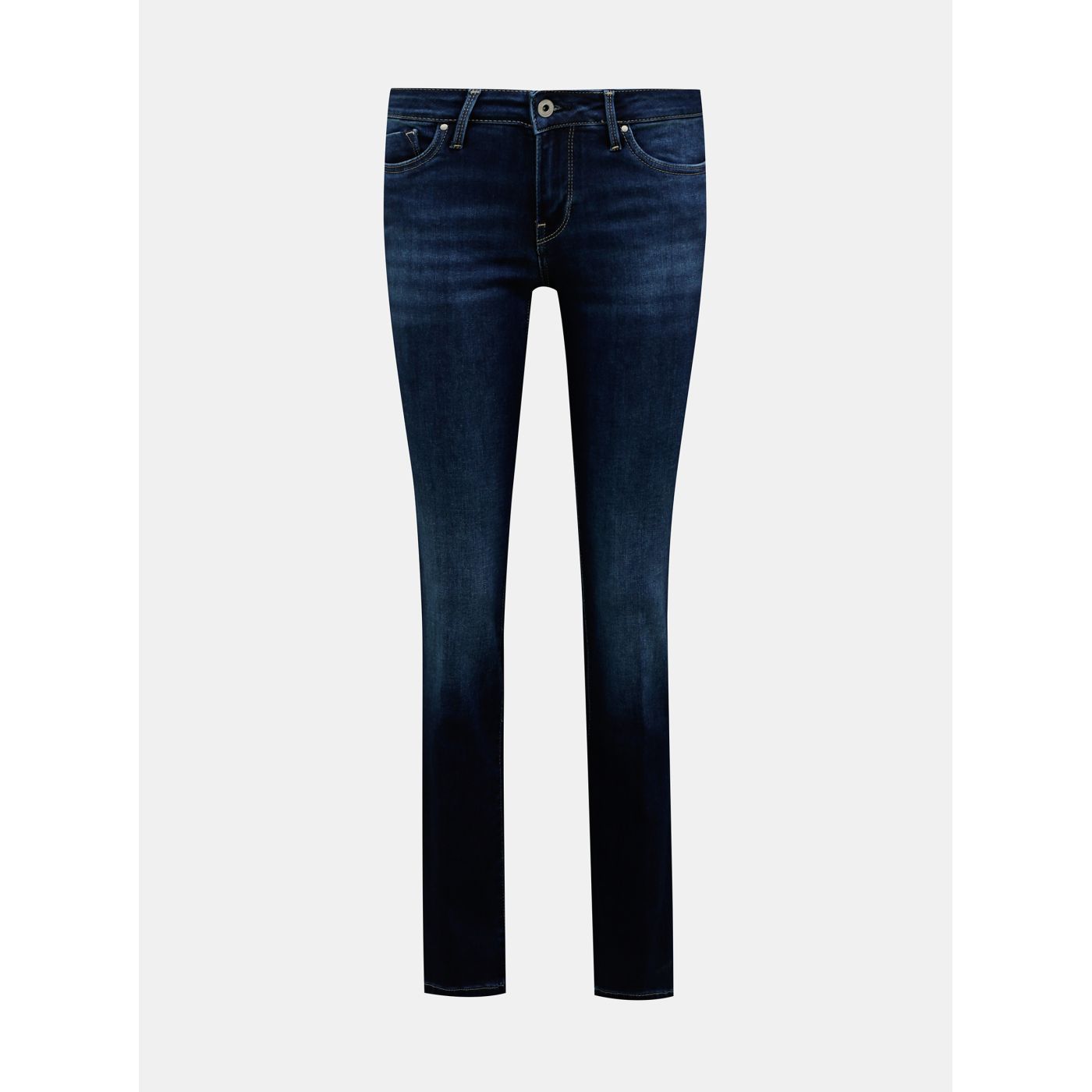 Dark Blue Women's Straight Fit Jeans Pepe Jeans