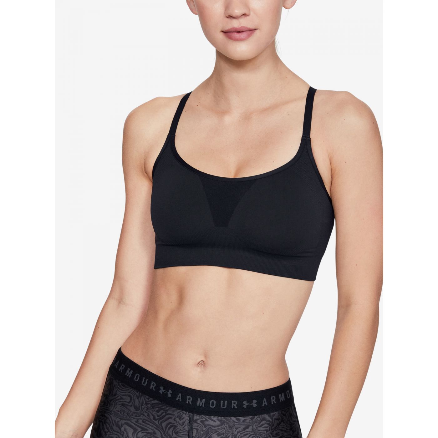 Under Armour Vanish Seamless Essentials-BLK Sports Bra