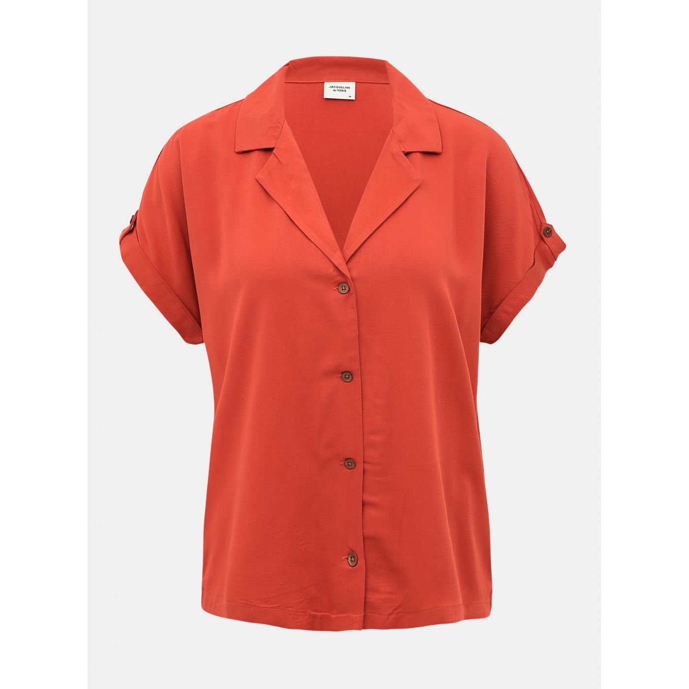 Jacqueline de Yong Skylar Brick Blouse