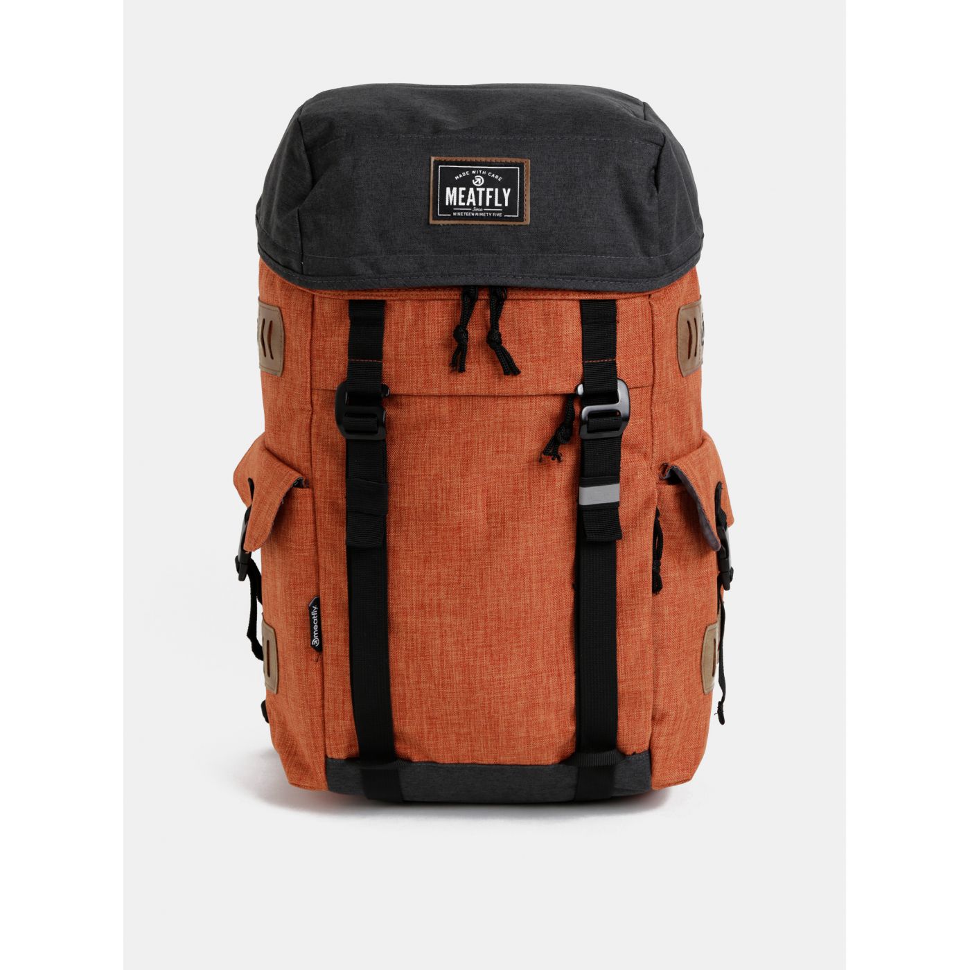 Gray-orange backpack Meatfly Scintilla 30 l