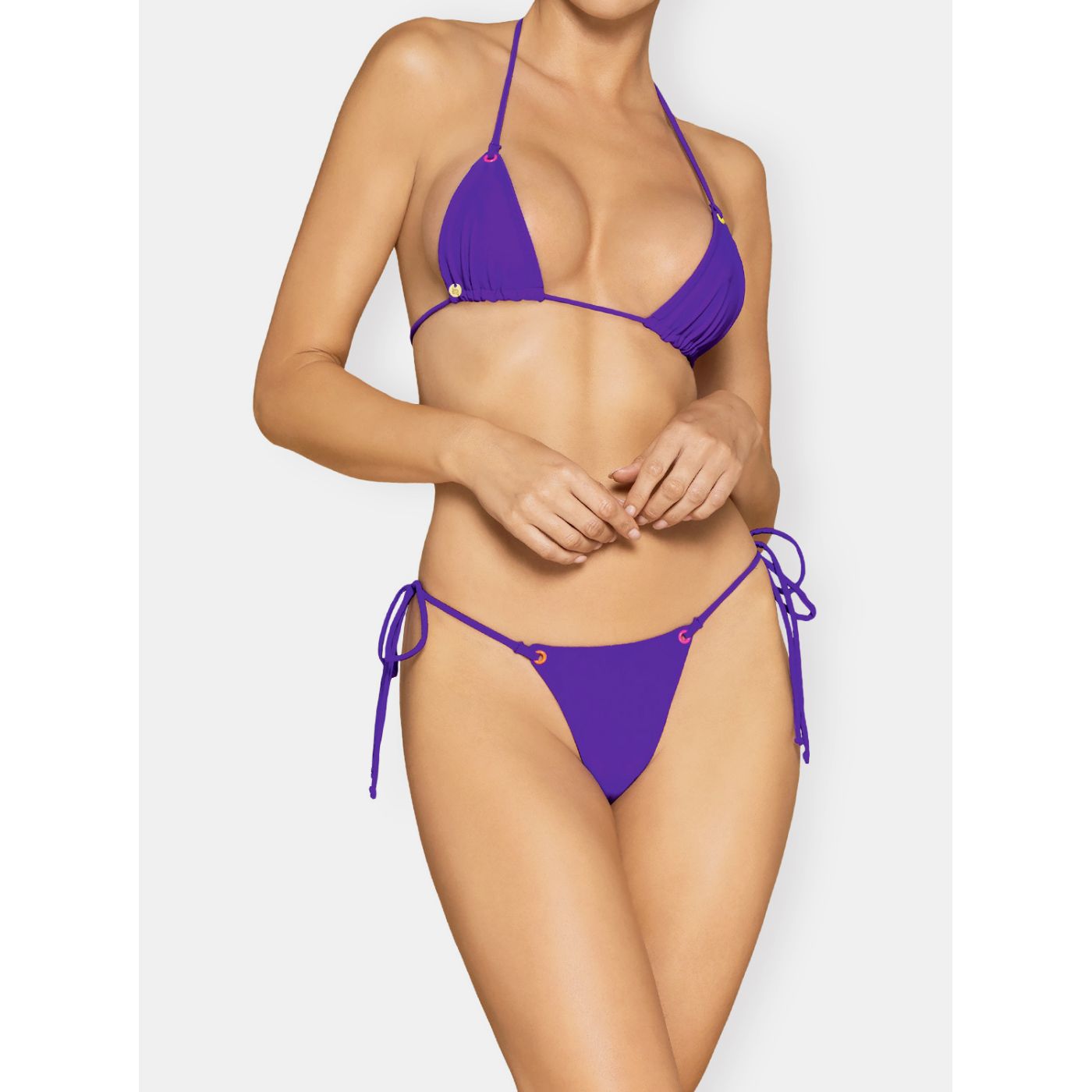 Purple two-piece swimsuit Obsessive Beverelle