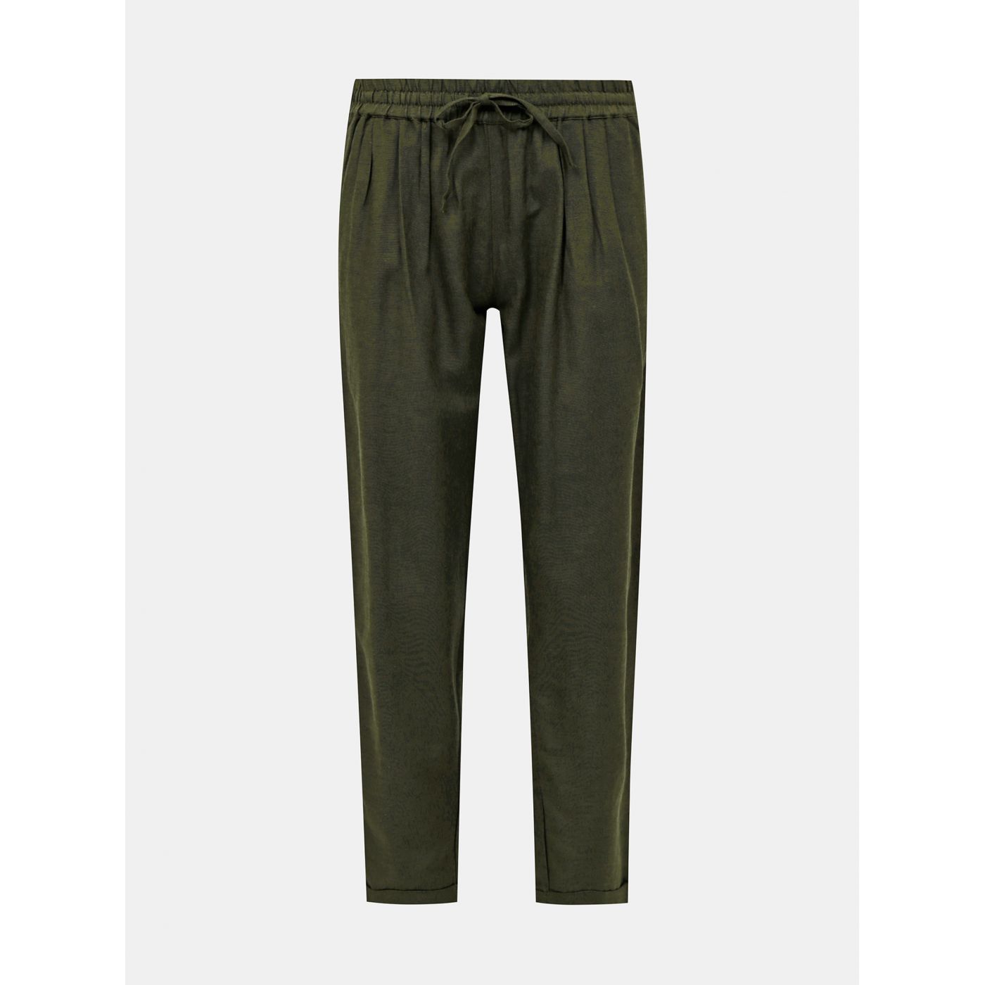 Khaki pants with flax only viva