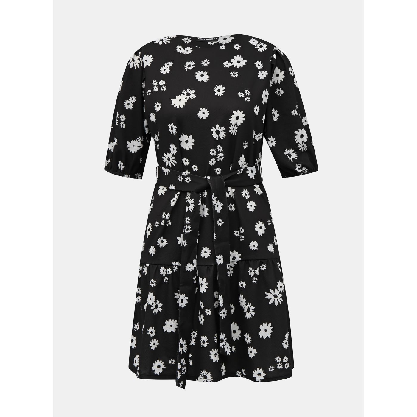 Tally WEiJL Black Floral Dress