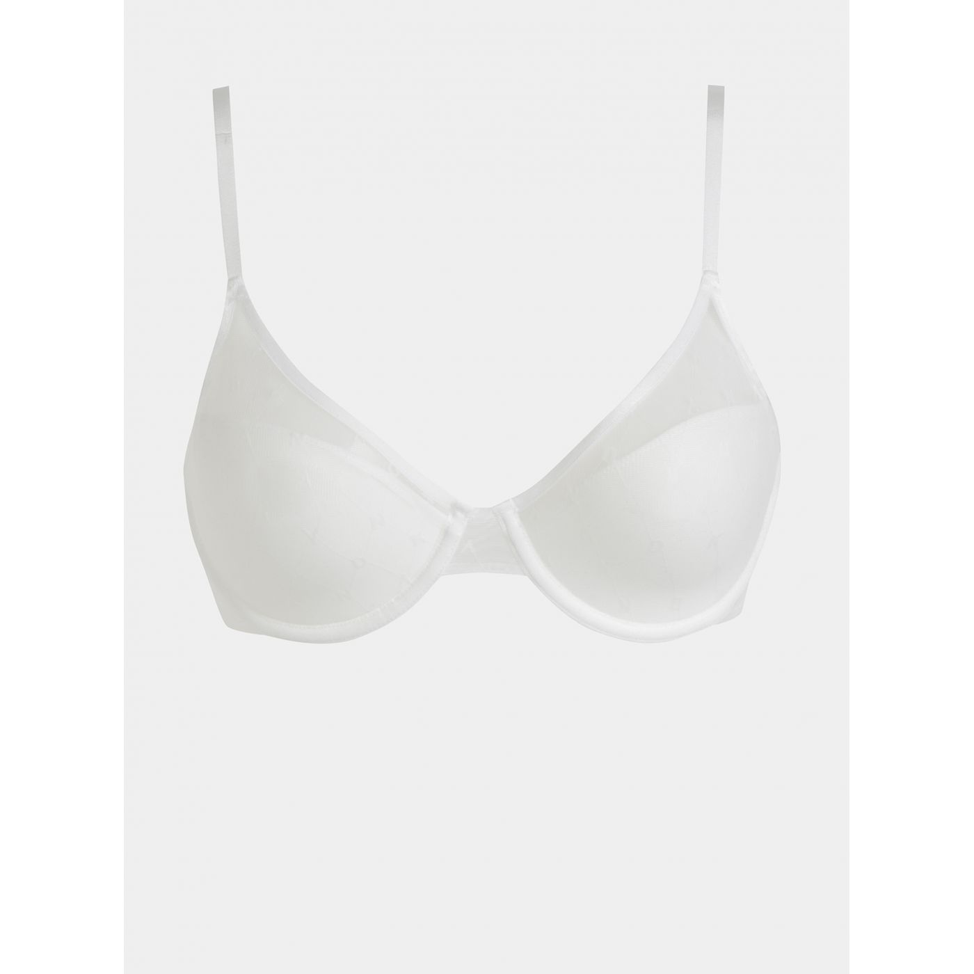 DKNY White Patterned Bra