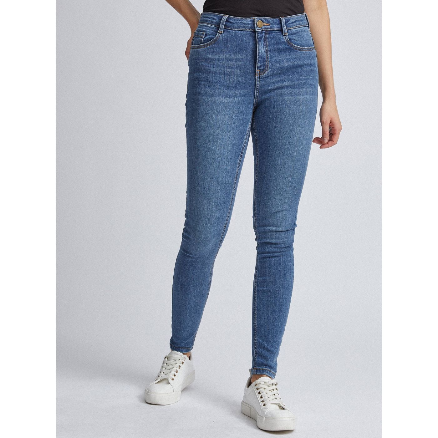 Light Blue Skinny Fit Jeans Dorothy Perkins Shape & Lift