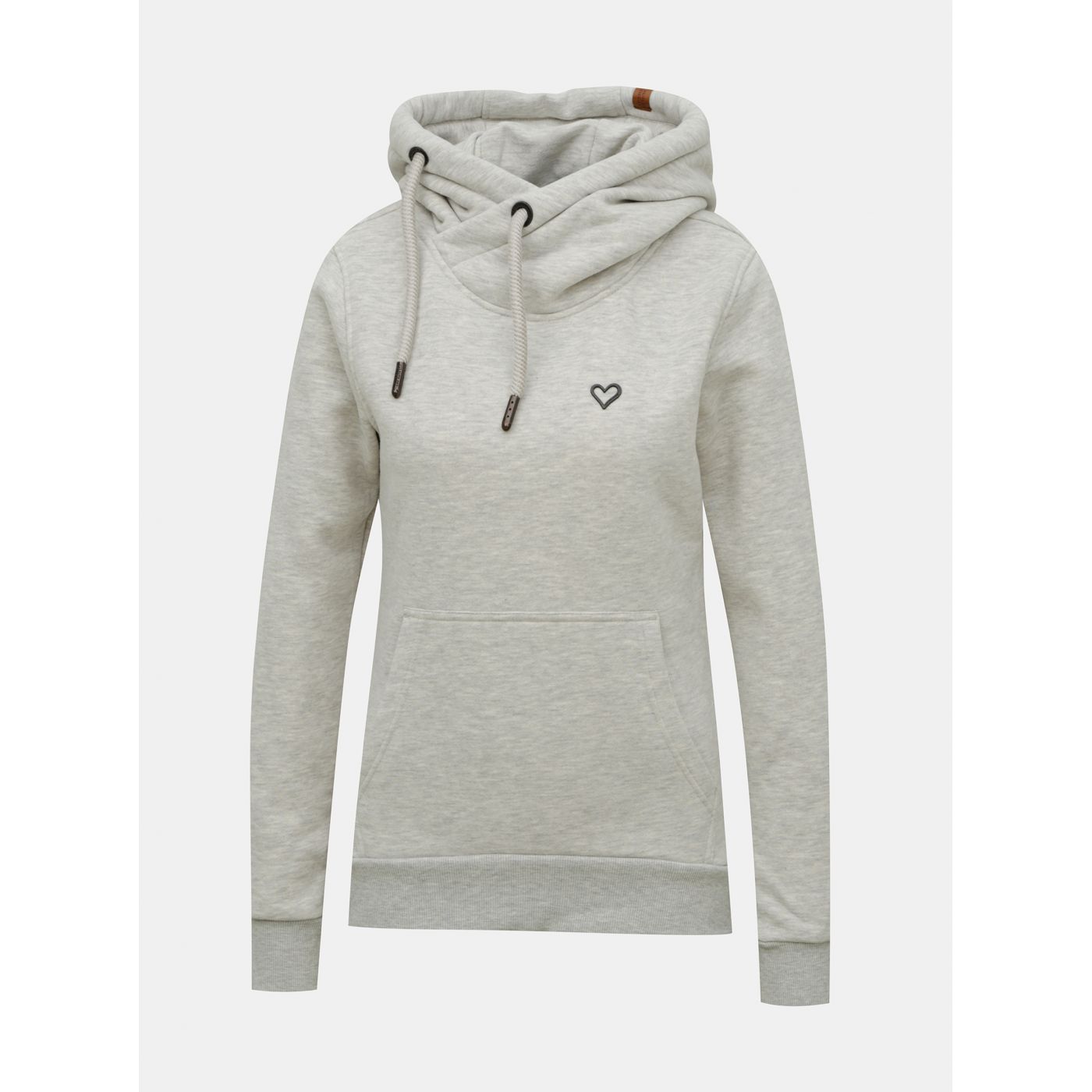 Light grey women's hoodie Alife and Kickin