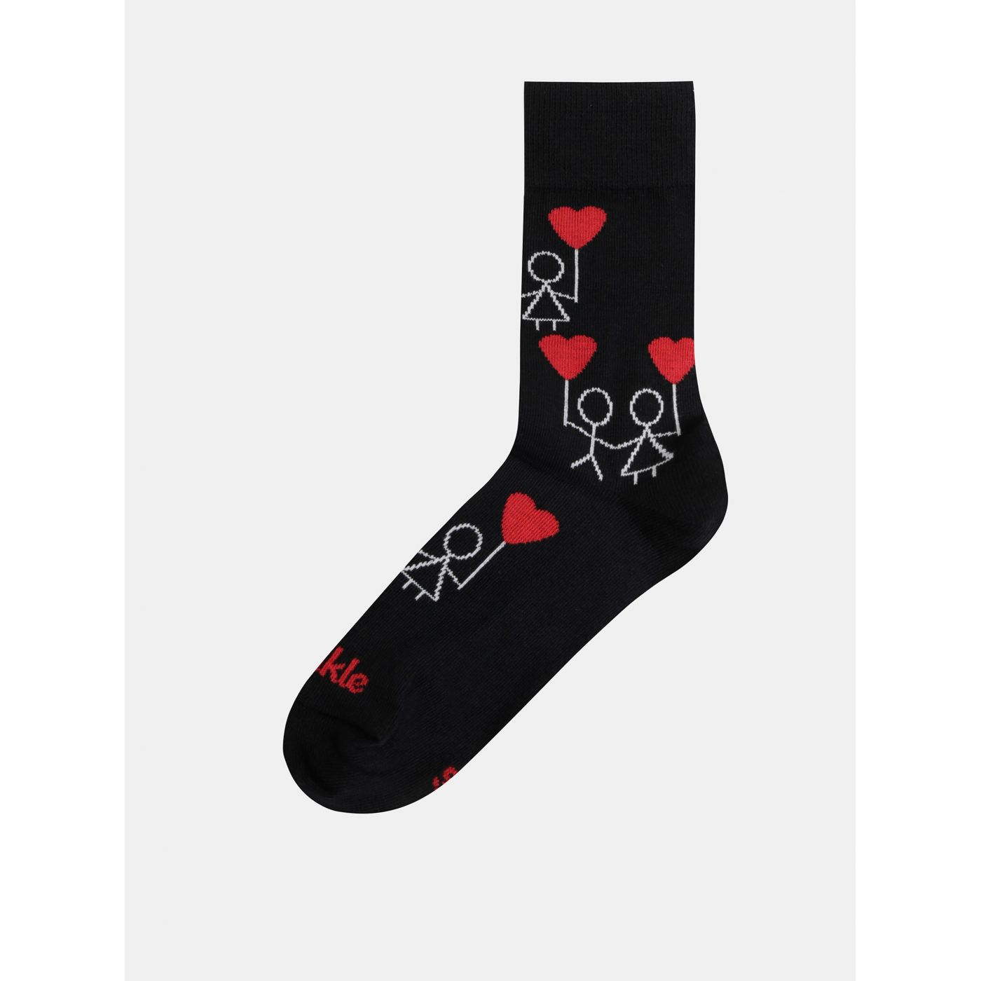 Black Patterned Socks Fusakle Dudes
