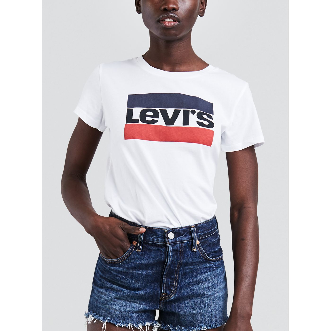 Levi's Printed White Women's T-Shirt®