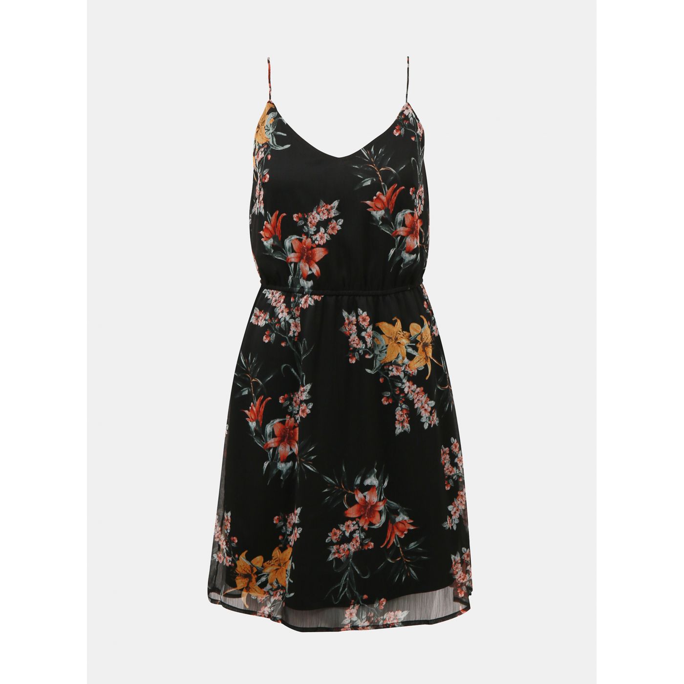 Black floral dress VERO MODA