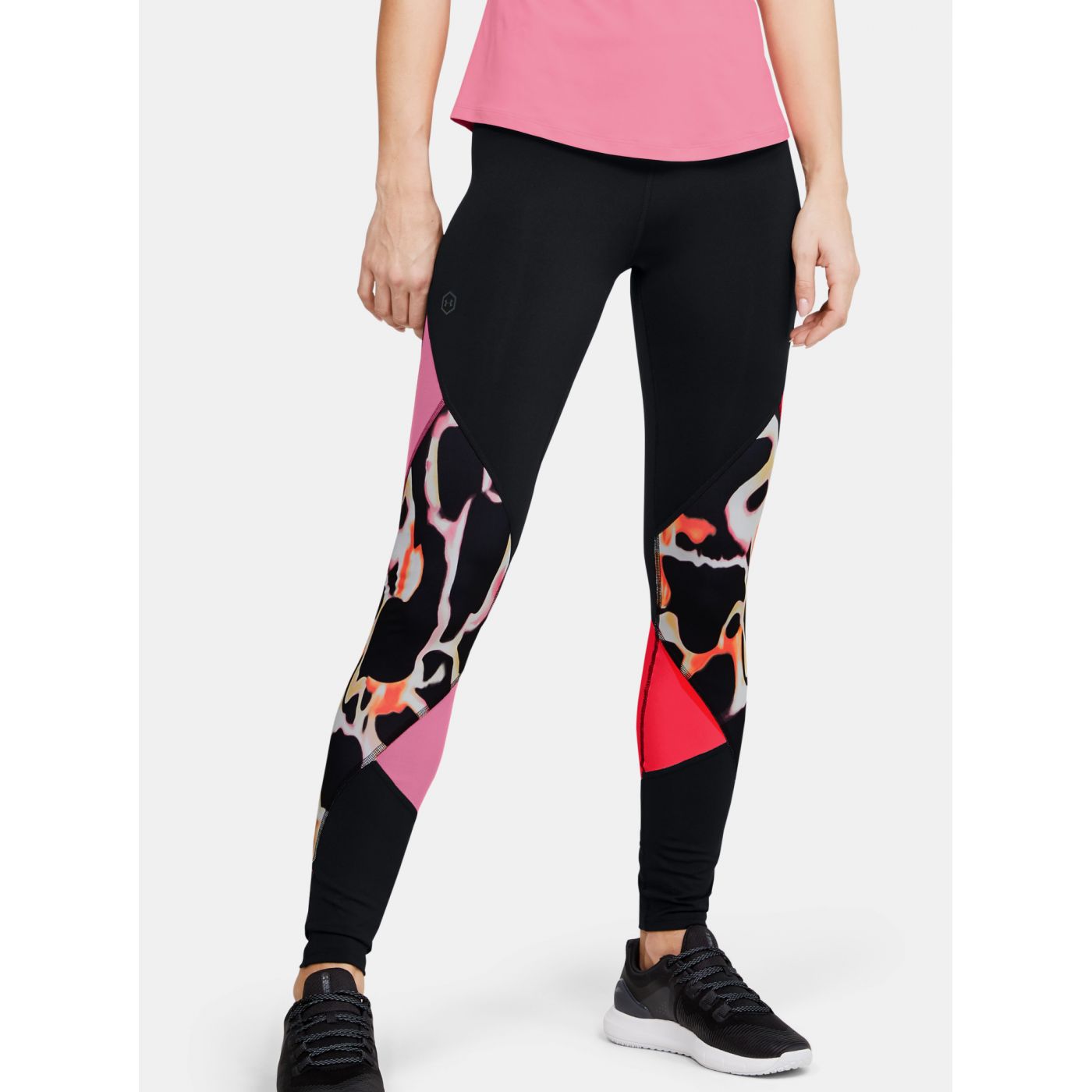 Black Women's Compression Leggings Rush Under Armour