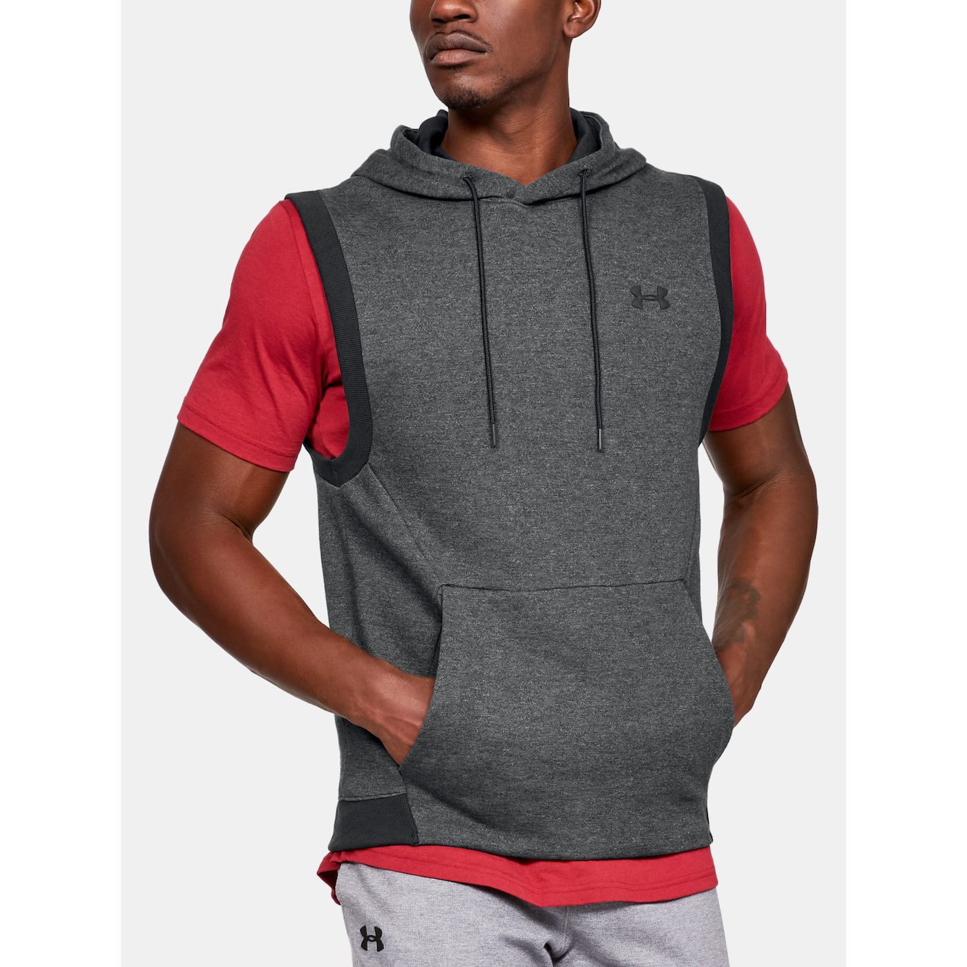 Hoodie Under Armour UNSTOPPABLE 2X KNIT SL HOODIE-BLK