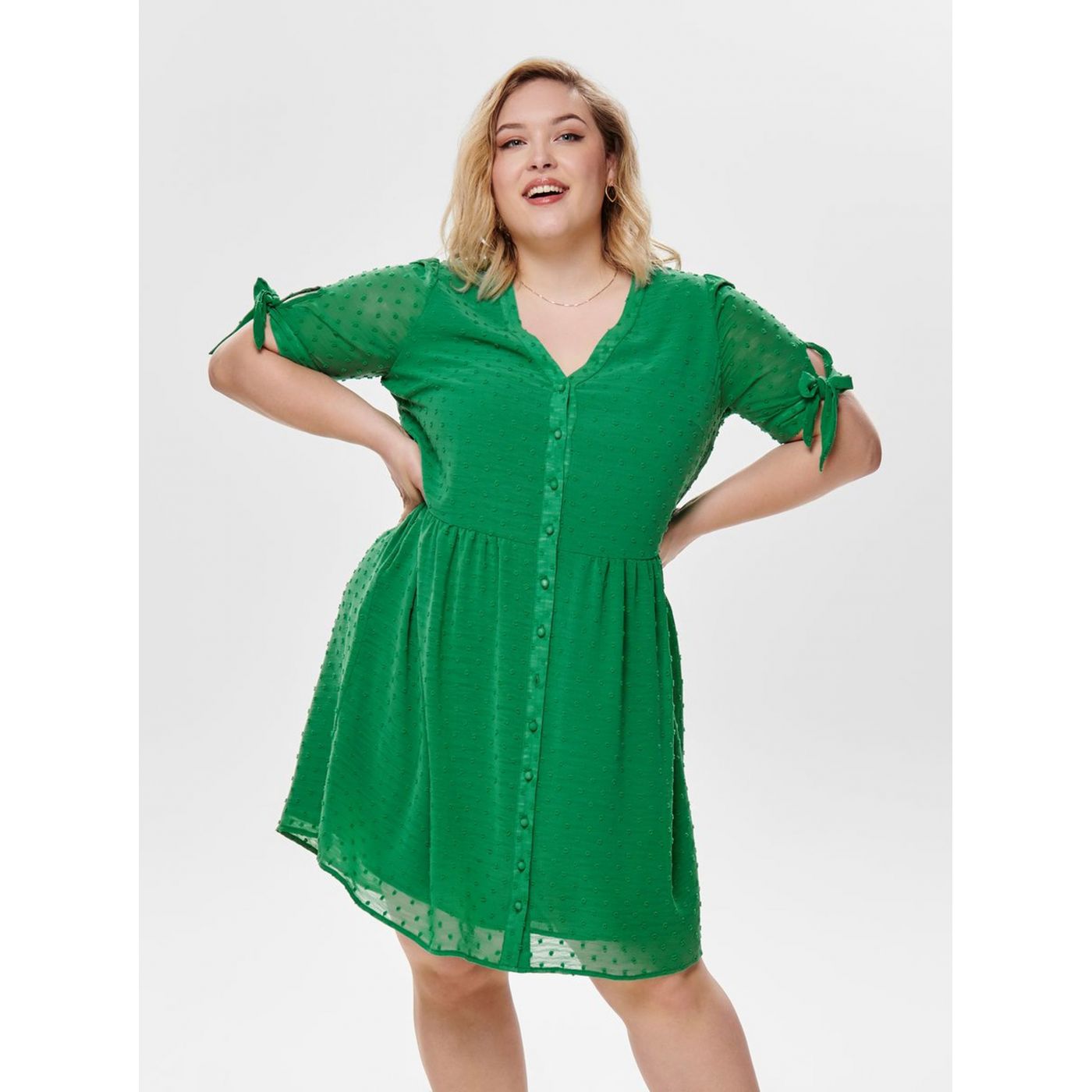 Green Dress ONLY CARMAKOMA Sofia