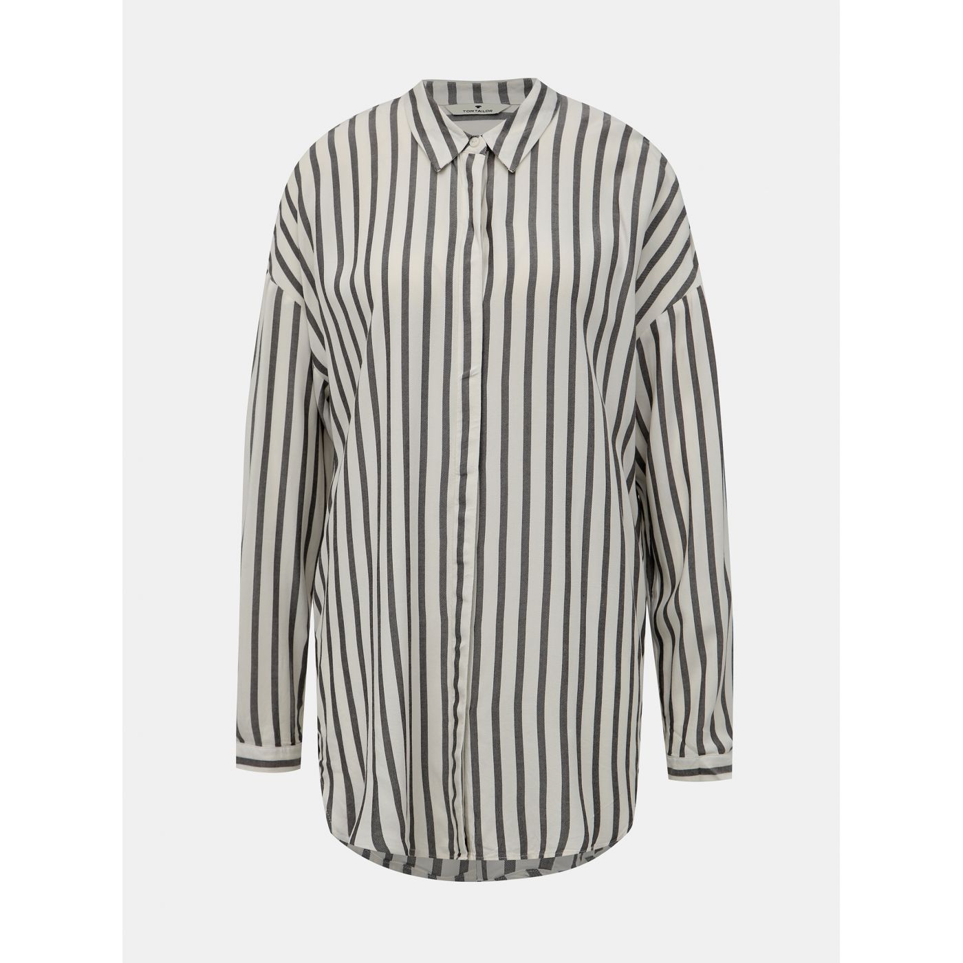 Tom Tailor White Women's Striped Shirt