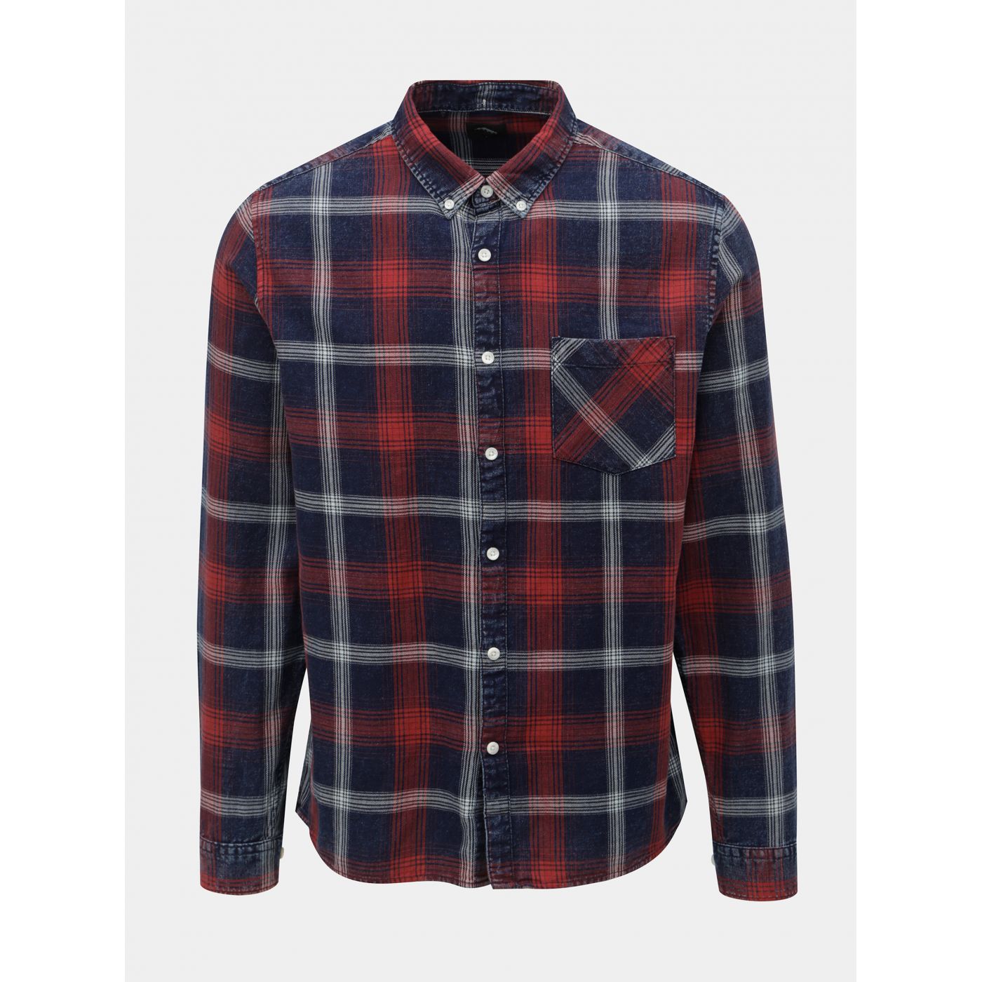 Burton Menswear London Red-blue Checked Shirt
