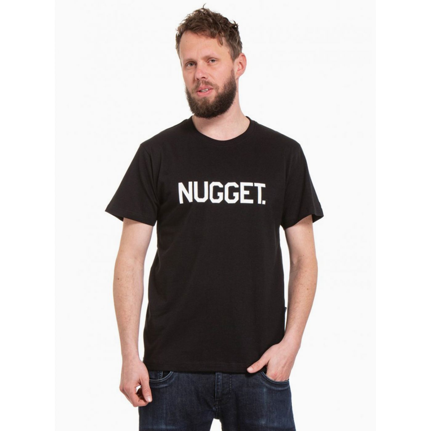 Black Men's T-Shirt NUGGET Logo 20