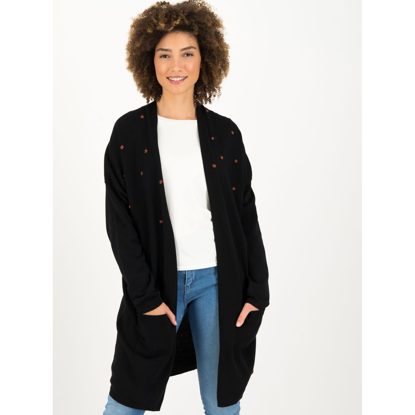 Blutsgeschwister Black Long Cardigan