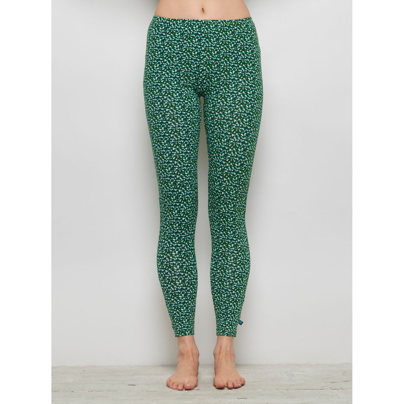 Green patterned Tranquillo leggings