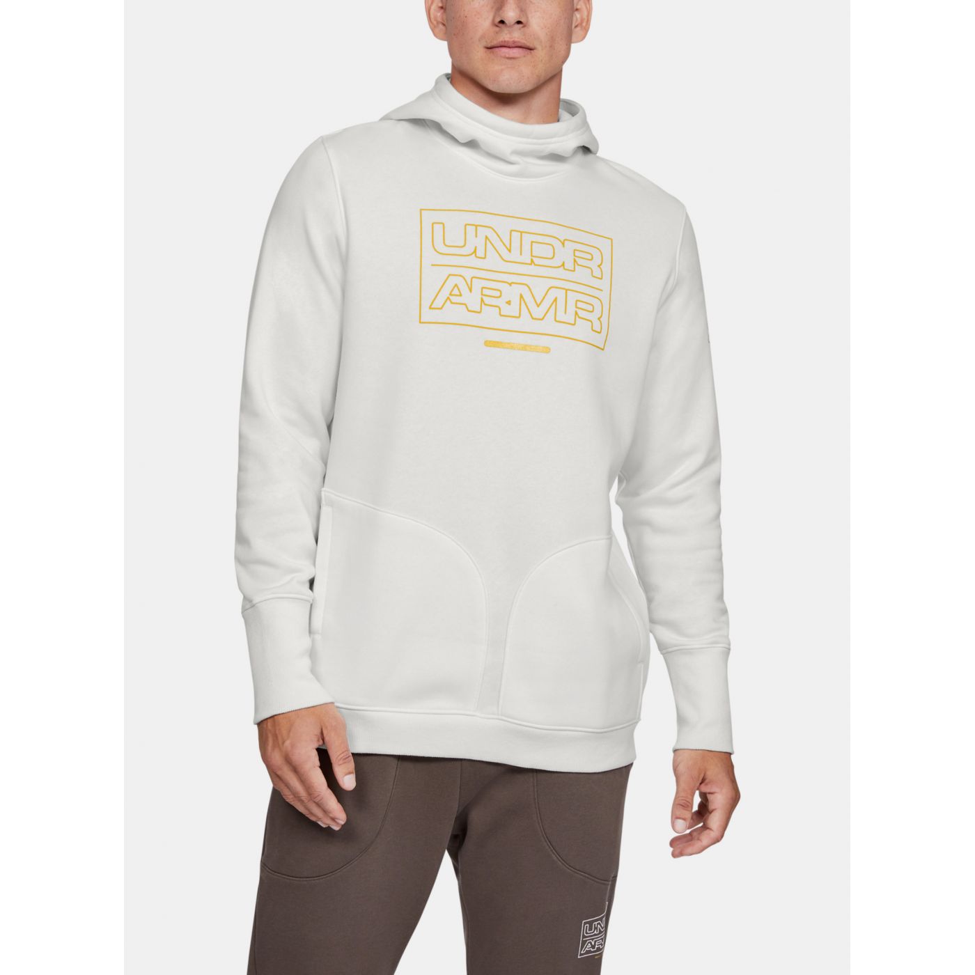Baseline Fleece Under Armour White Men's Sweatshirt
