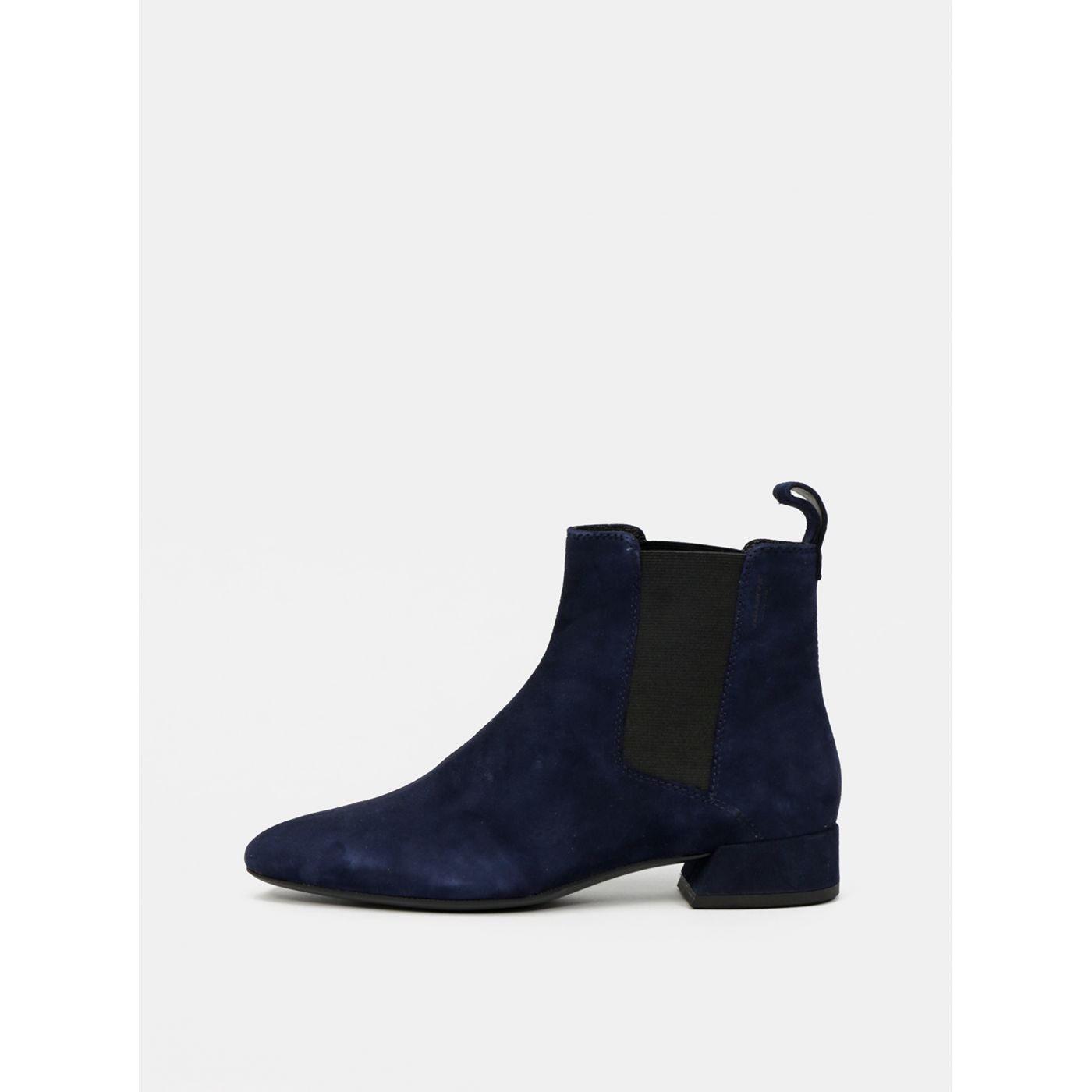 Dark Blue Women's Suede Chelsea Shoes Vagabond
