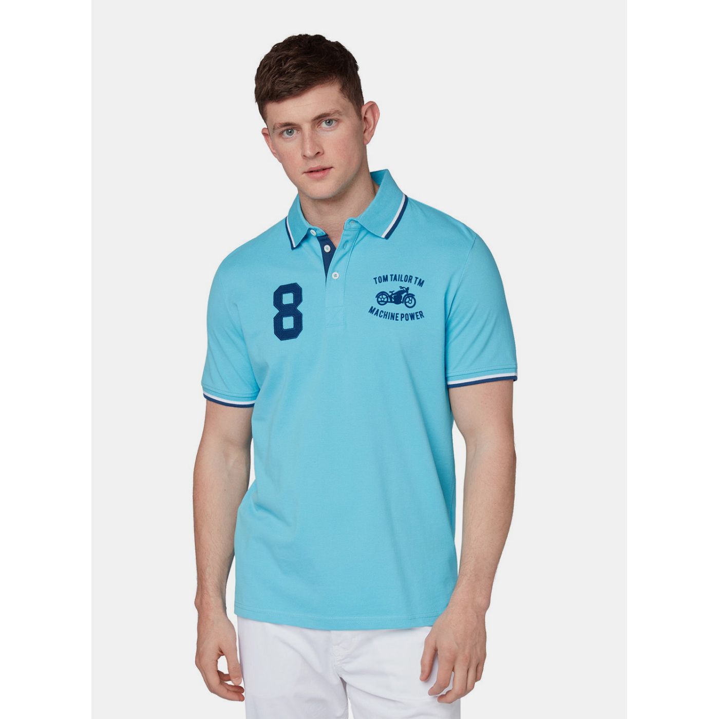 Tom Tailor's Blue Men's Polo T-Shirt
