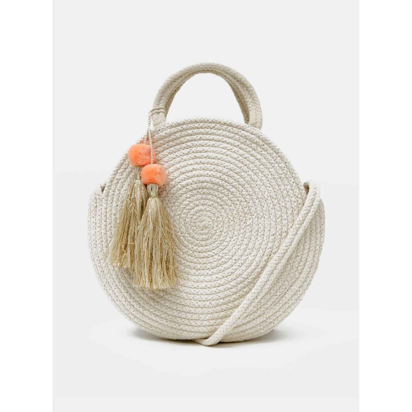Pieces Nilo Off-white handbag