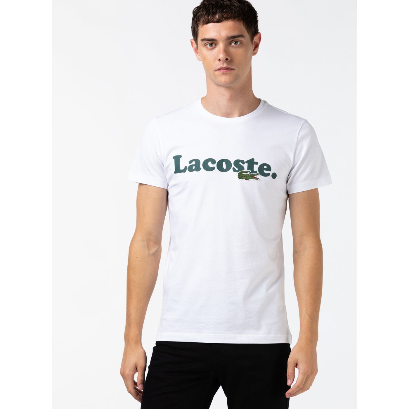 Lacoste White Men's T-Shirt