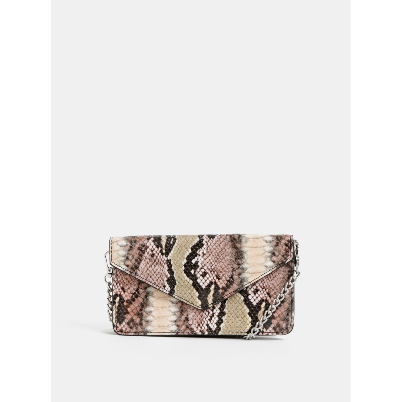 Beige bag with snake pattern Haily ́s Soni