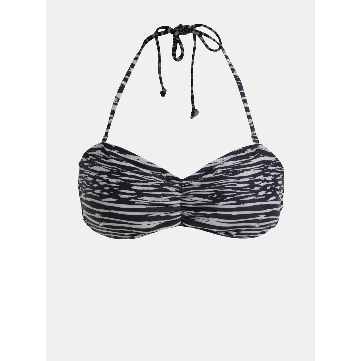 Creamy black patterned top of Dorothy Perkins swimsuit
