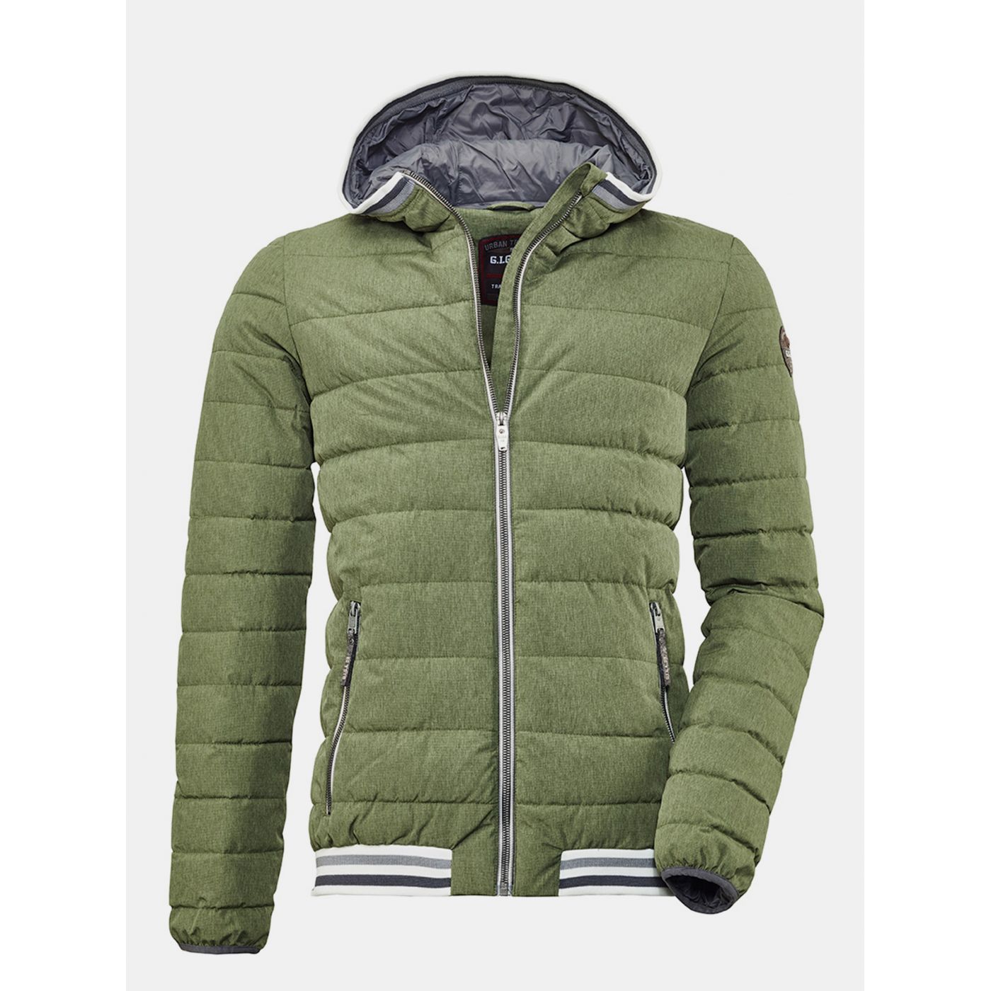 Green men's winter 100-year-old killtec jacket