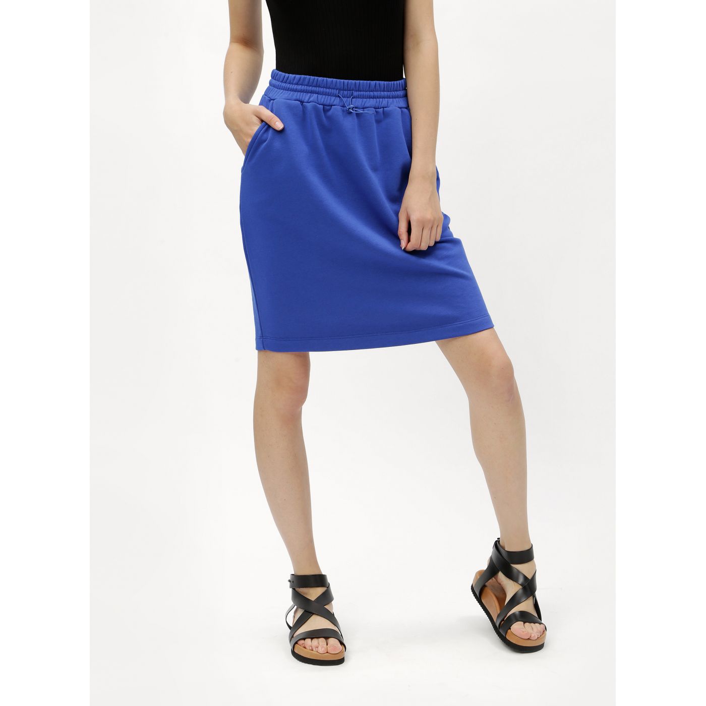 Blue basic skirt Moss Copenhagen