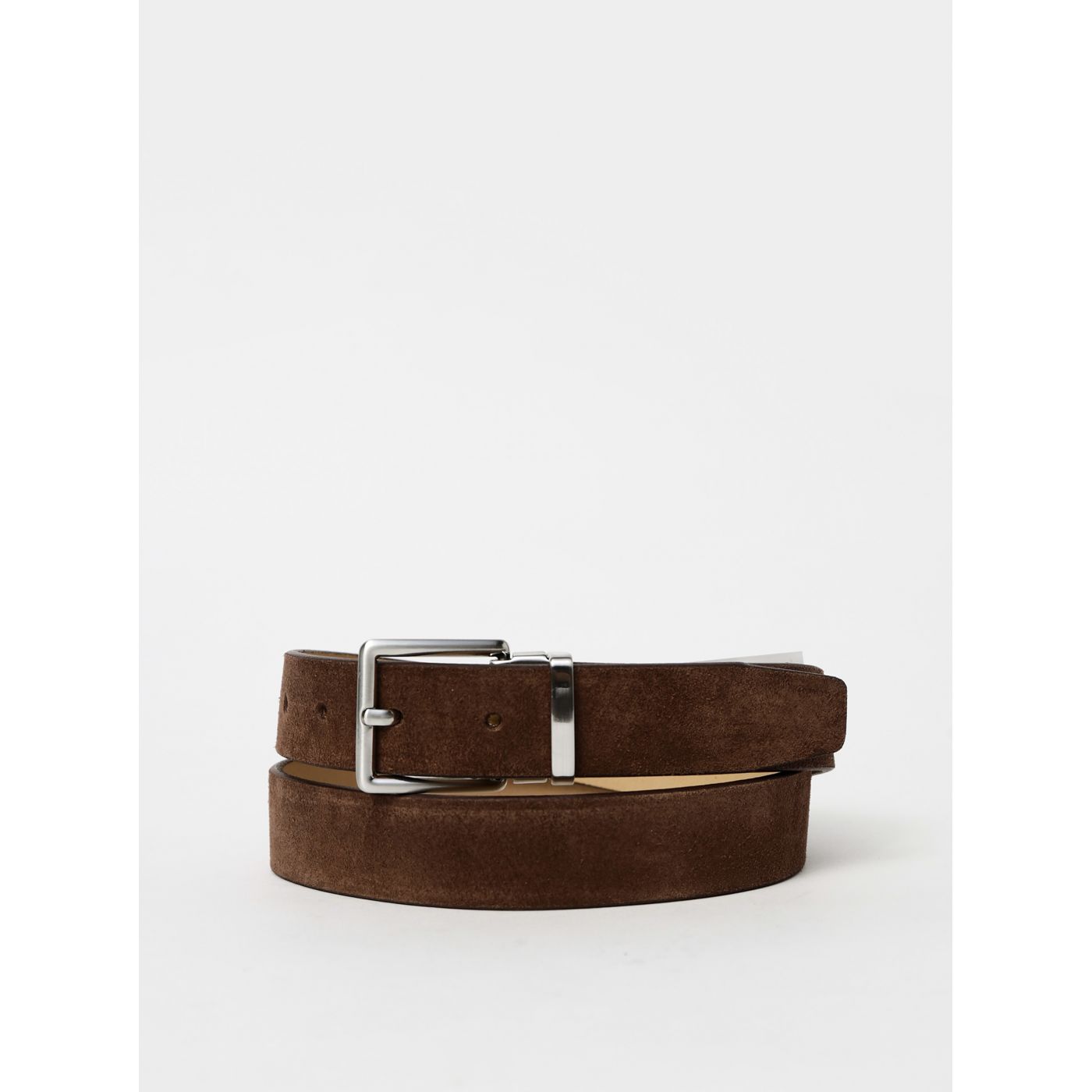 Brown Suede Belt Selected Homme Mads