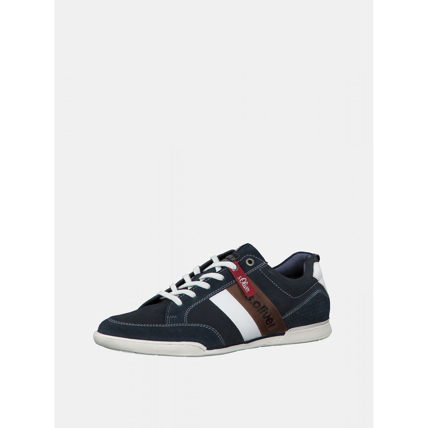 Dark Blue Men's Suede Sneakers s.Oliver