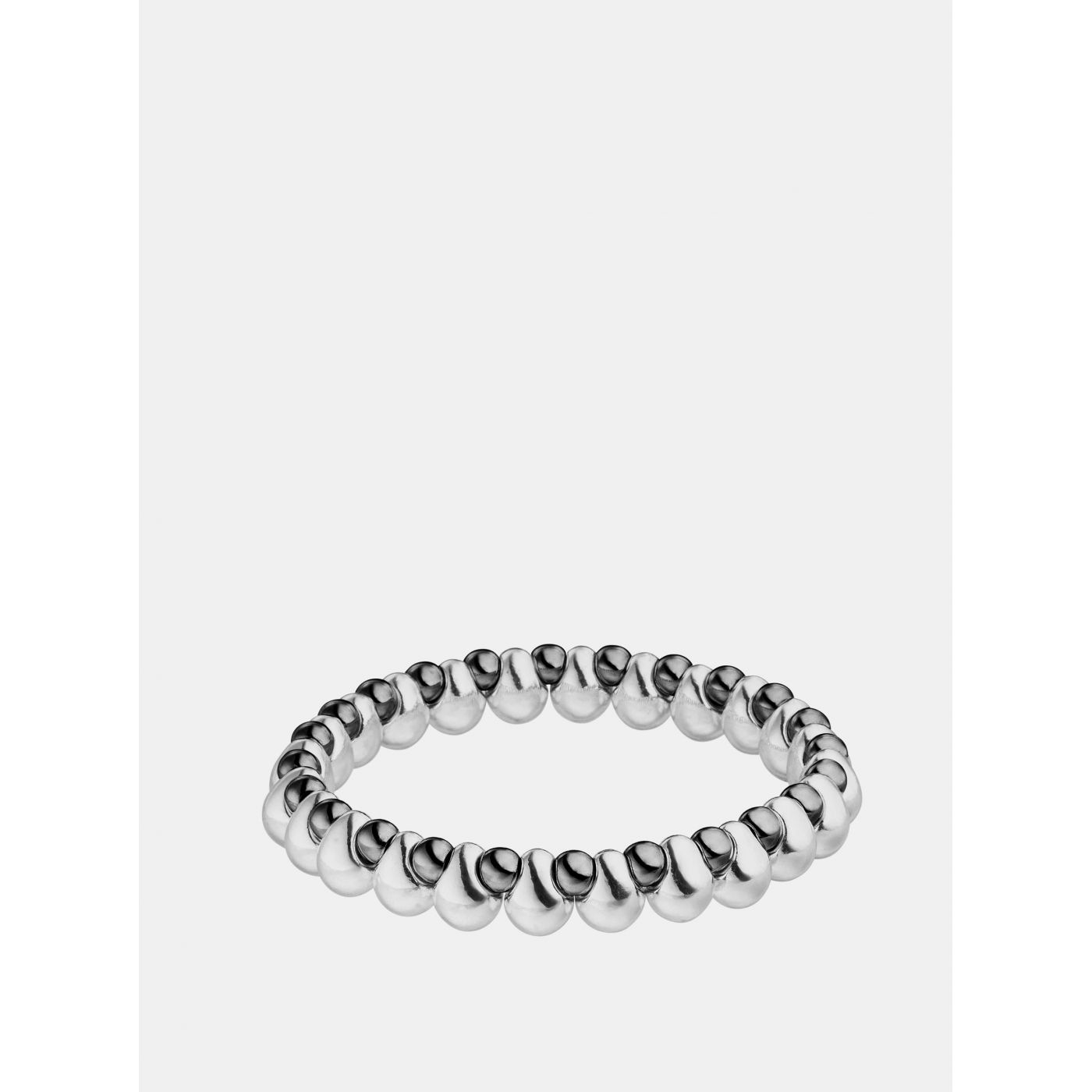 Bracelet in silver with black beads Tamaris