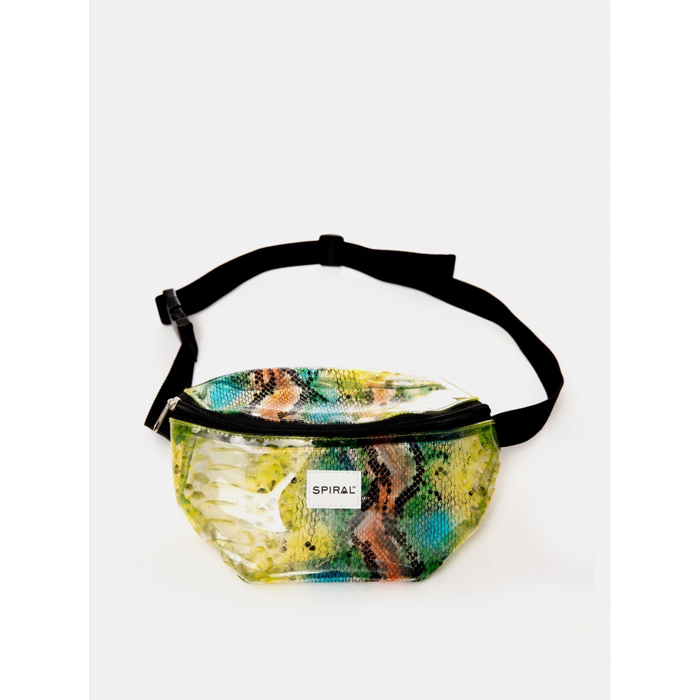 Green bag with snake pattern Spiral