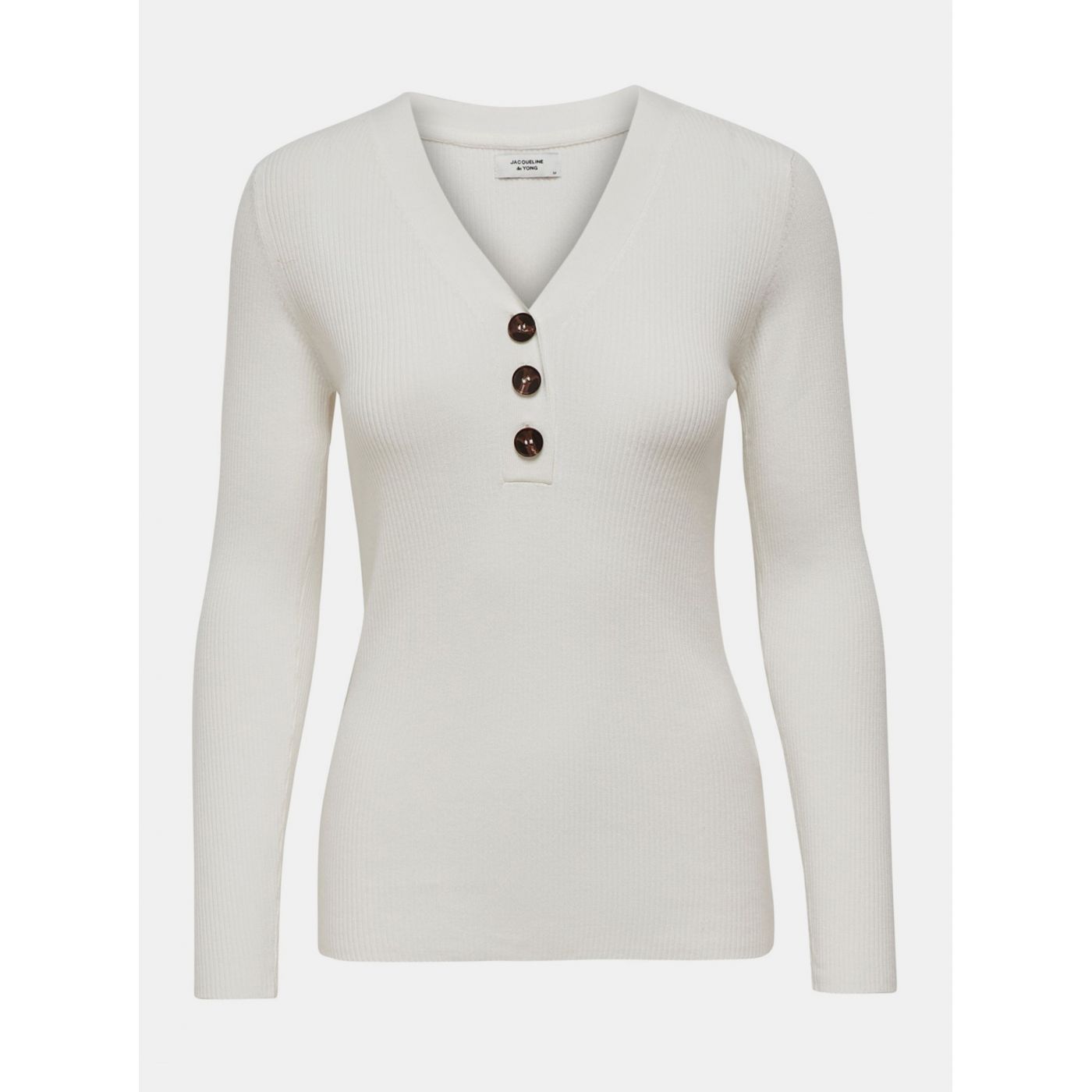Jacqueline de Yong Melani White T-Shirt